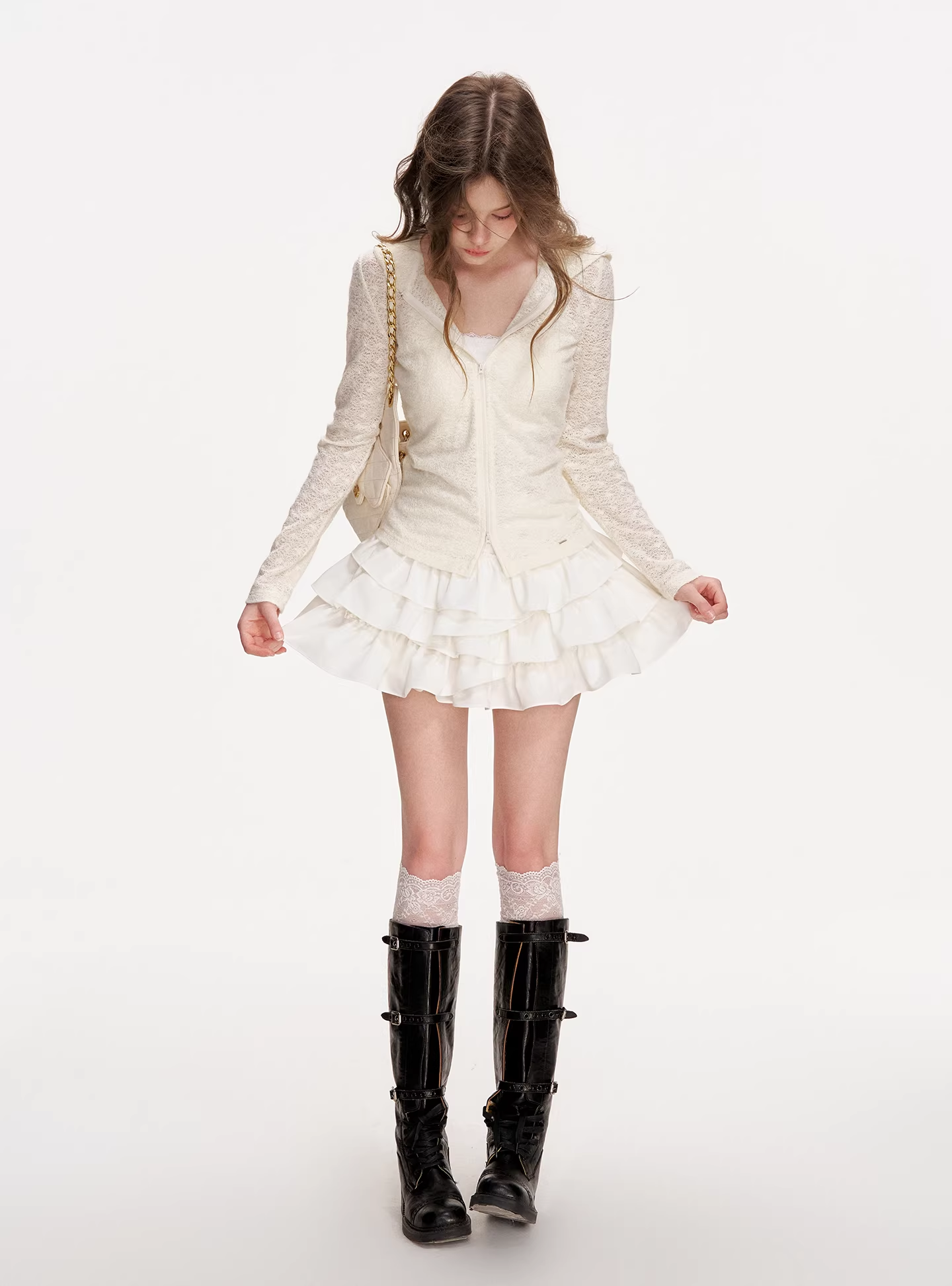 Kroche KDC4053 Irregular fluffy skirt