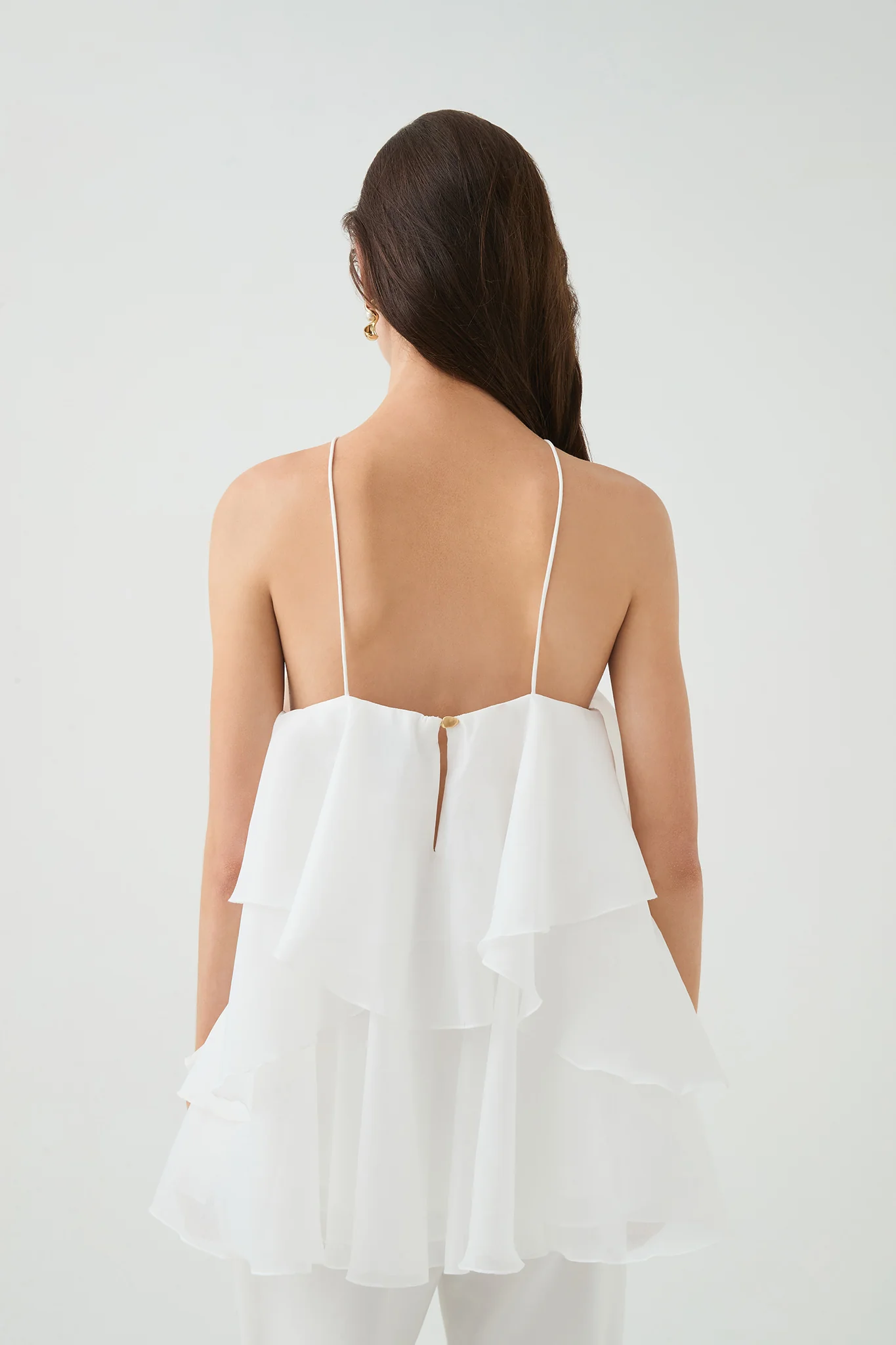 Aje Pandorea Layered Top (Ivory)