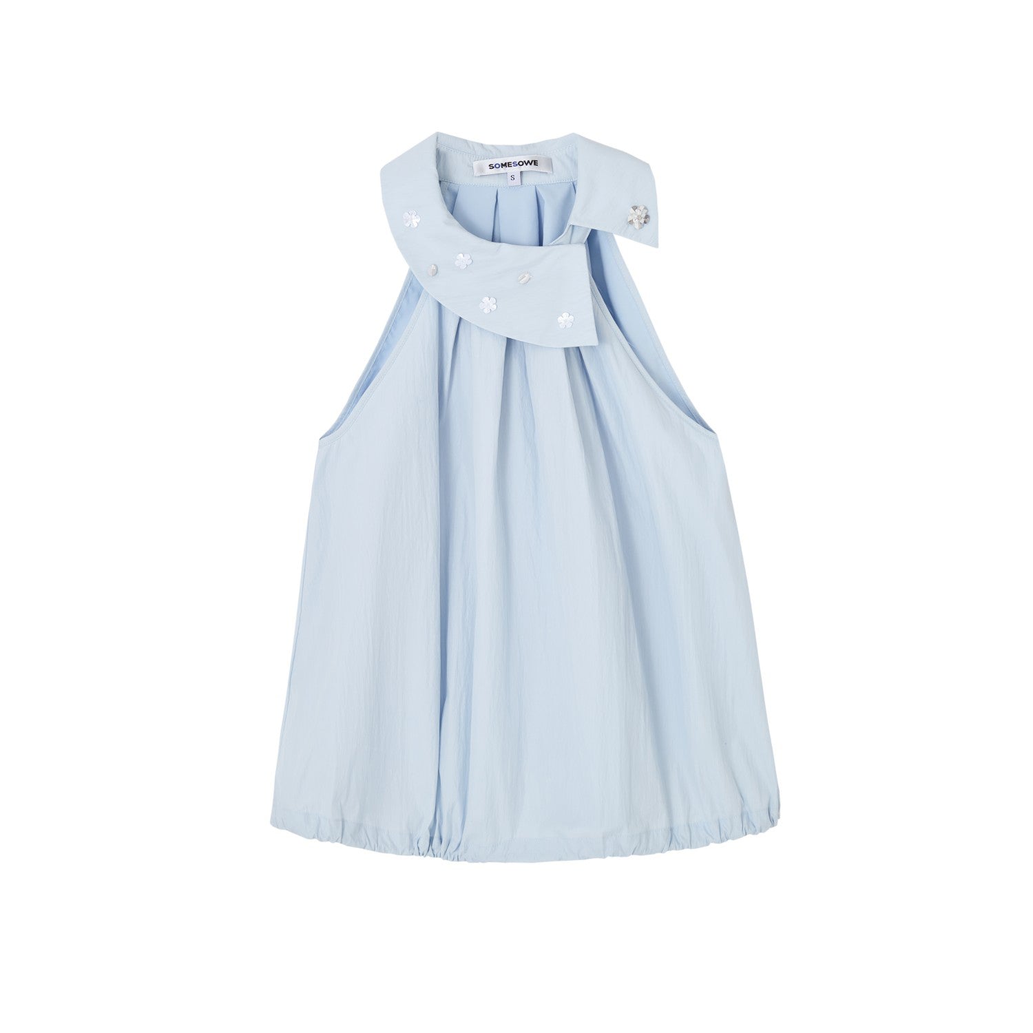 SOMESOWE S2508140 Sleeveless halter-neck shirt