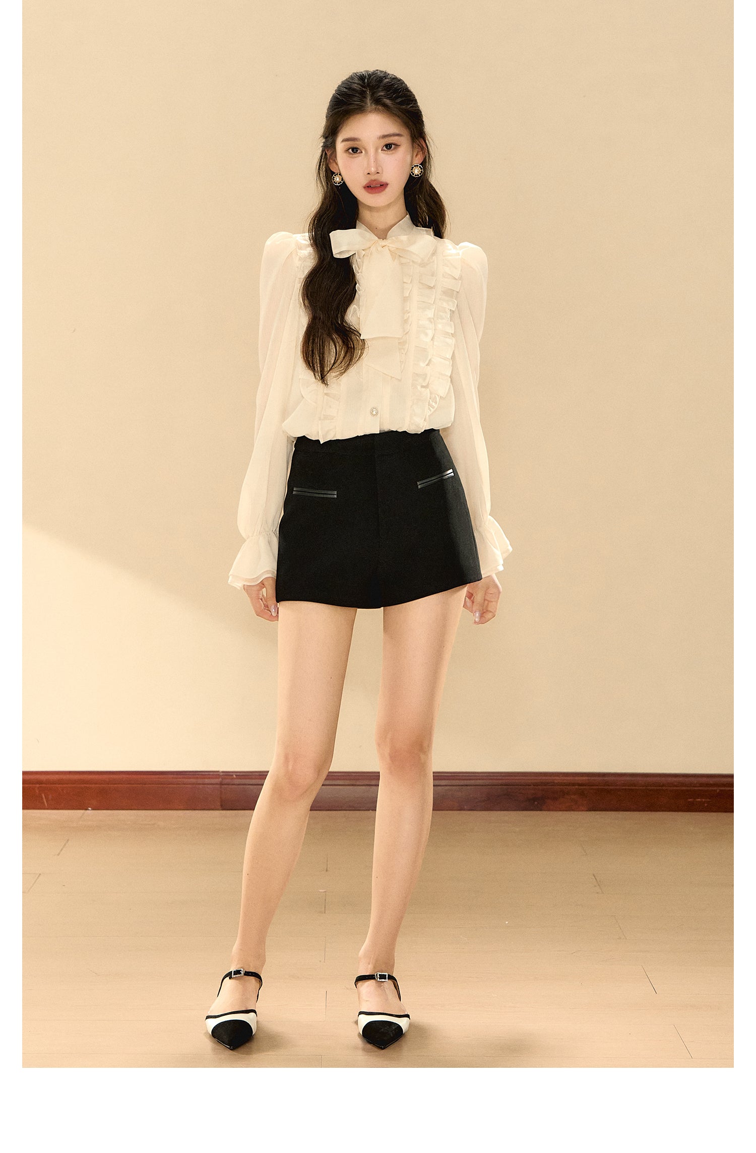 OShea Vintage ruffled shirt