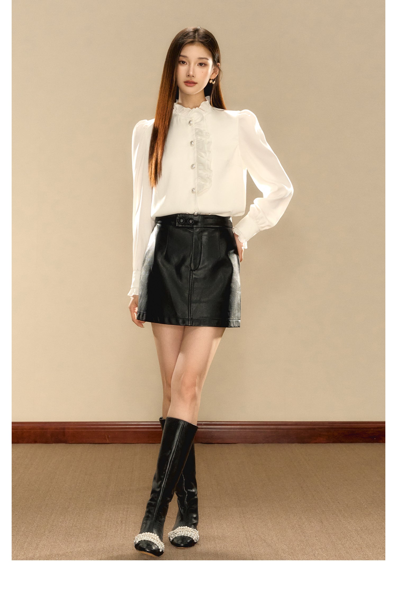 Oshea 4D01C976 White Lace Shirt