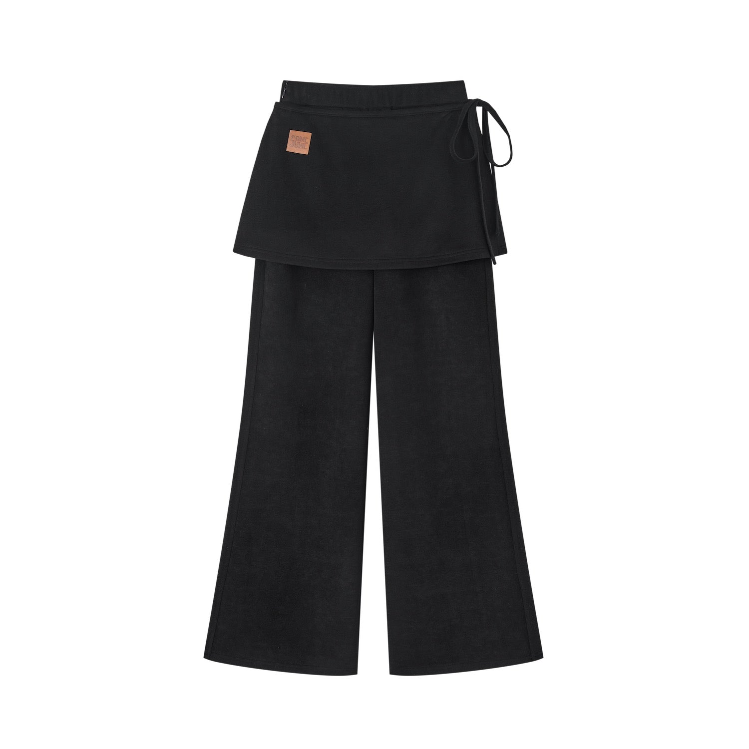 SOMESOWE S2508299 Detachable curtain micro fleece long pants