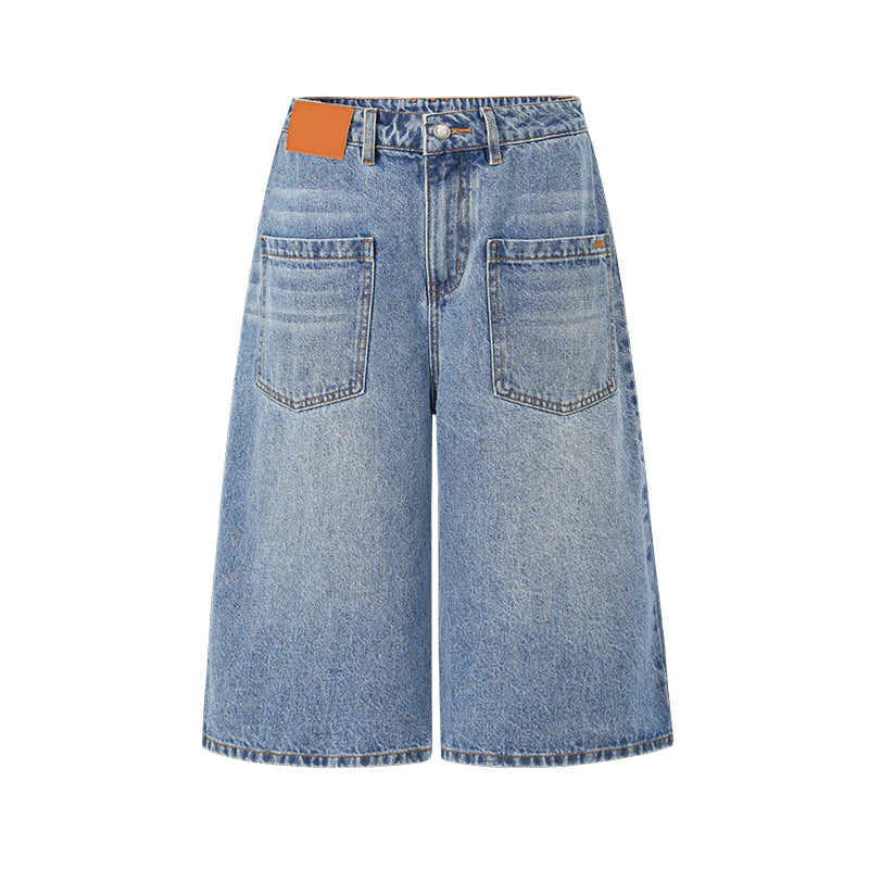 NAWS DK020825 Hot sea blue denim shorts