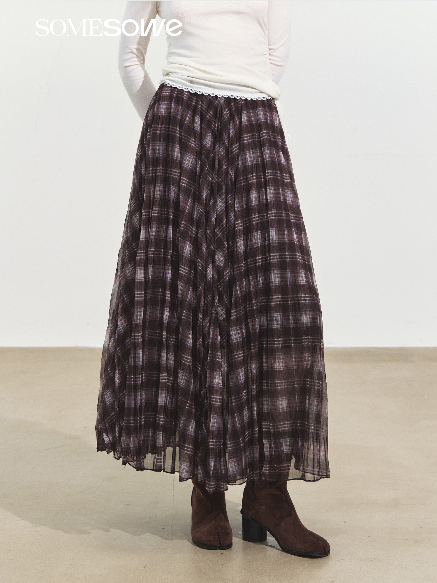 SOMESOWE S2508254 Multi-layer fairy like gauze skirt