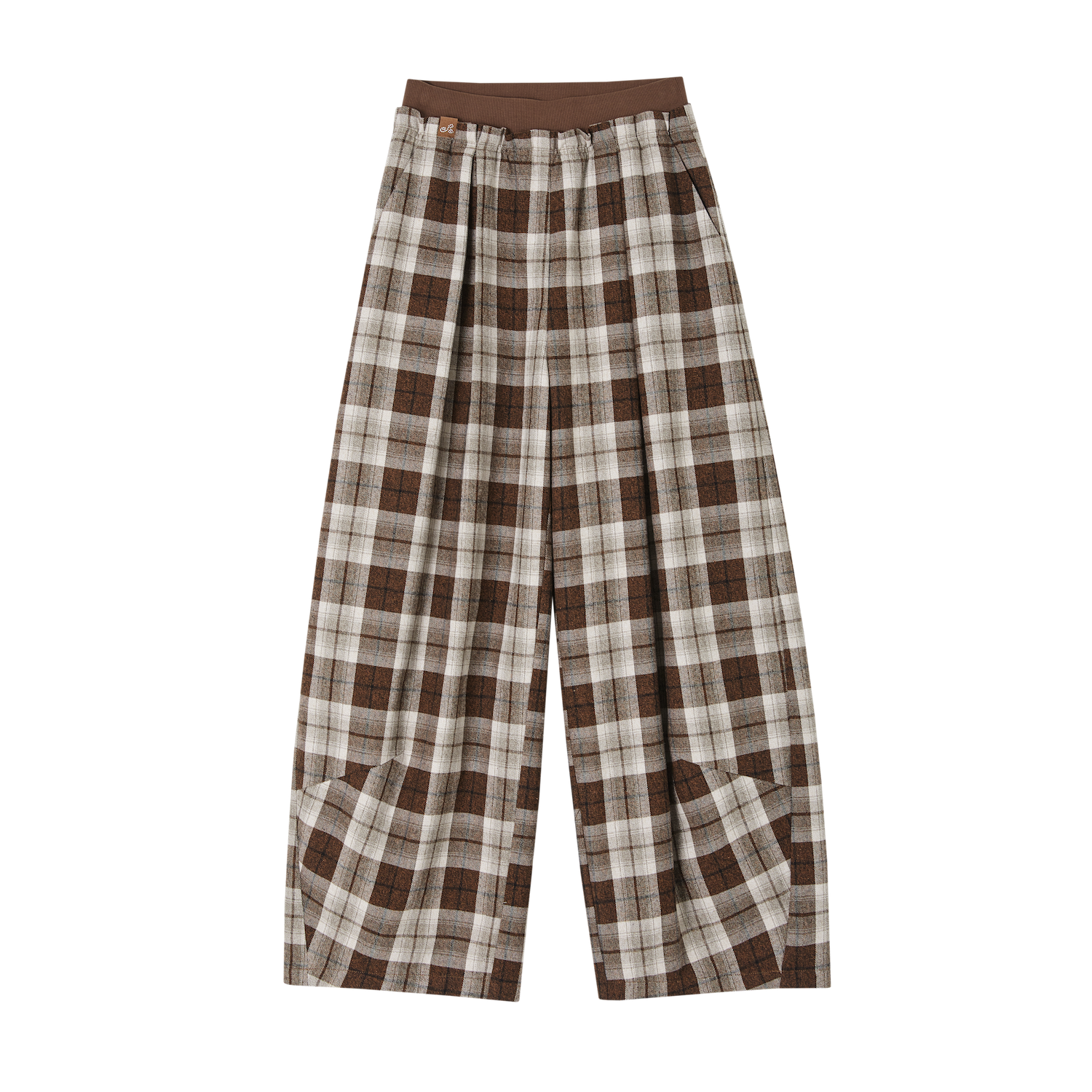 SOMESOWE S2509015 Double waisted loose crescent casual pants