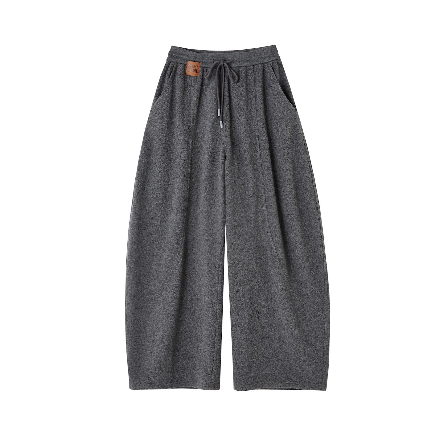 SOMESOWE S2508264 Polar fleece curved knife casual pants
