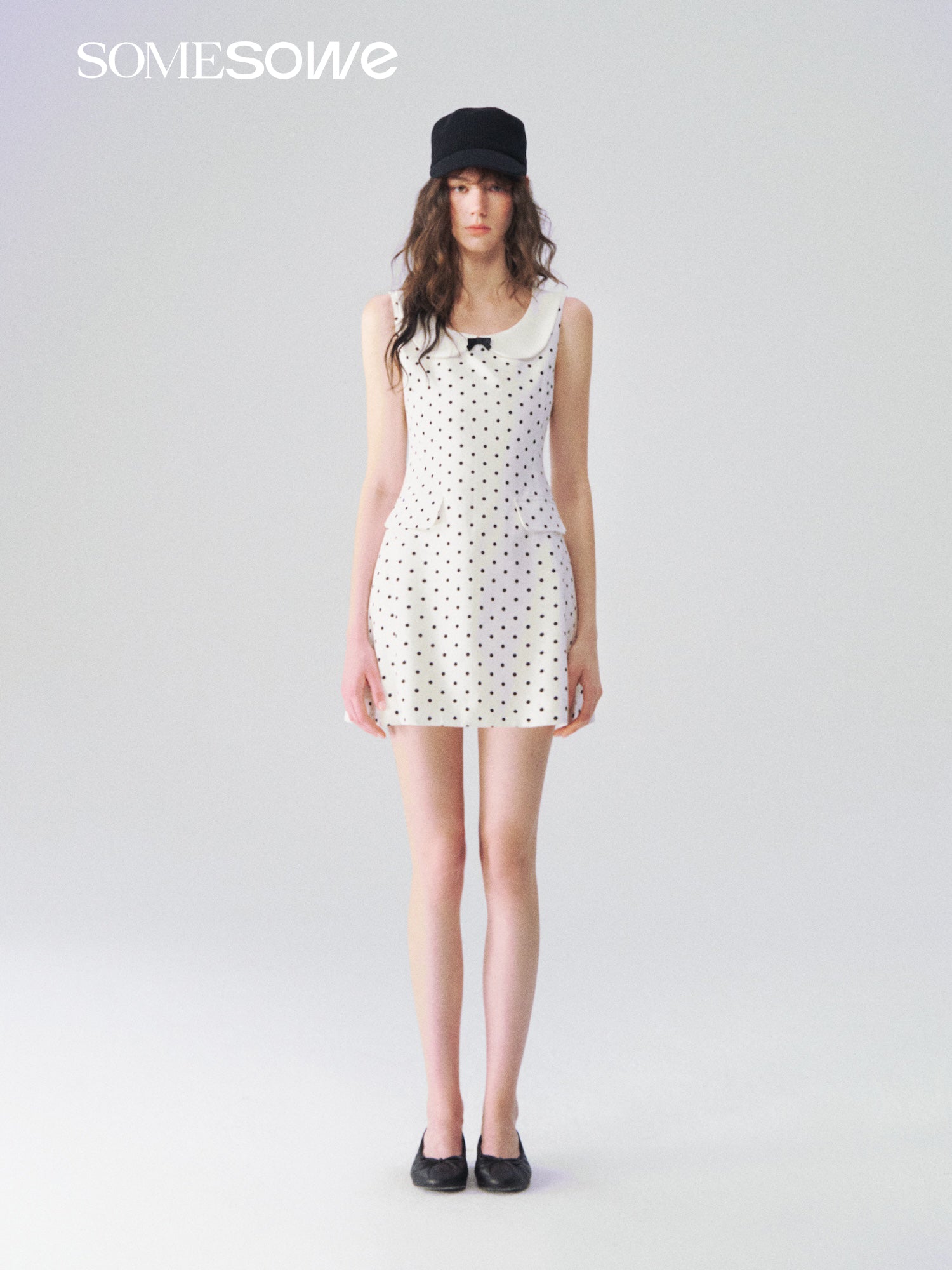 SOMESOWE S2609088 Cruella polka dot princess dress