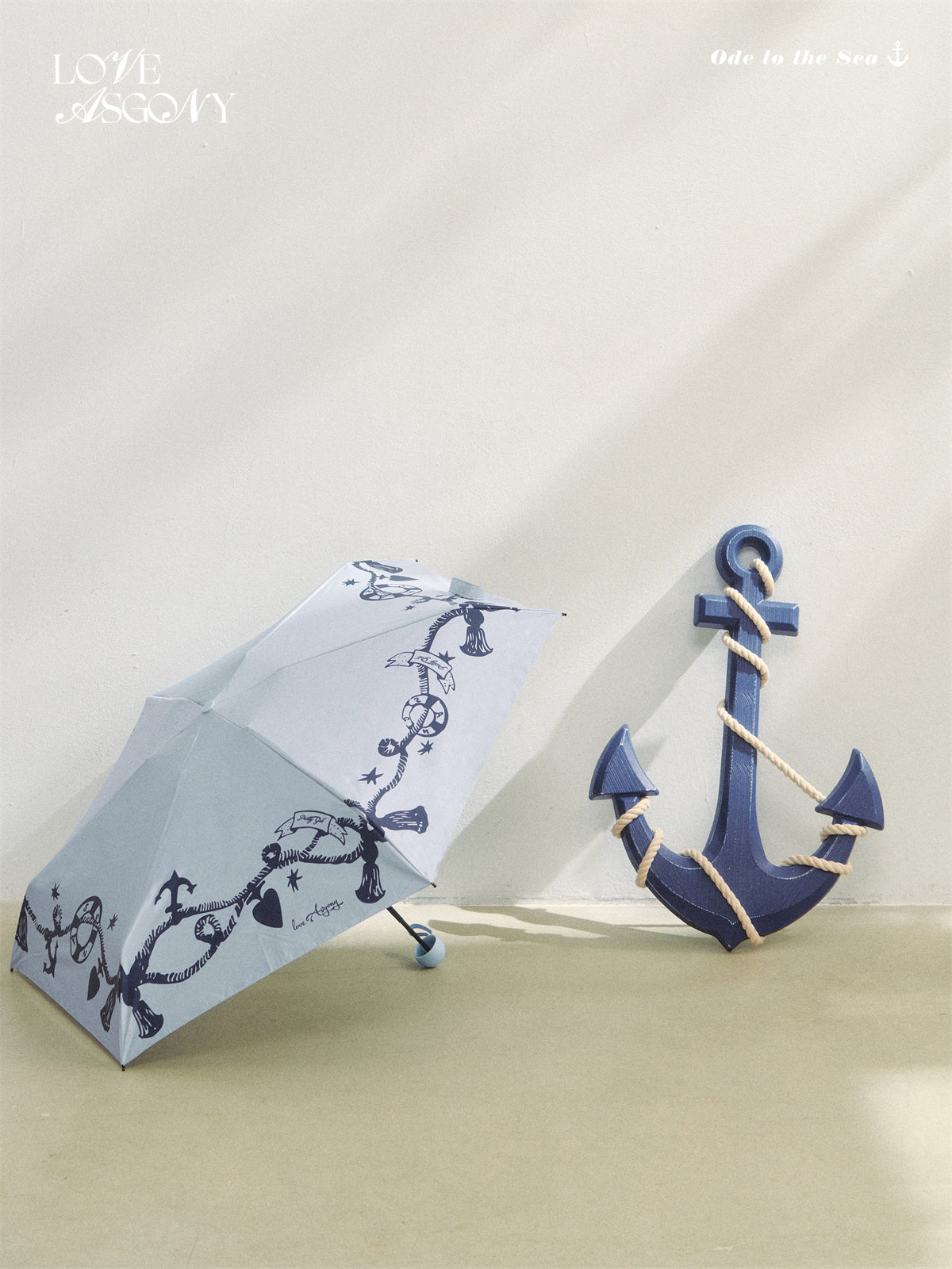 AsGony ASG25258 Island vacation style sunscreen umbrella