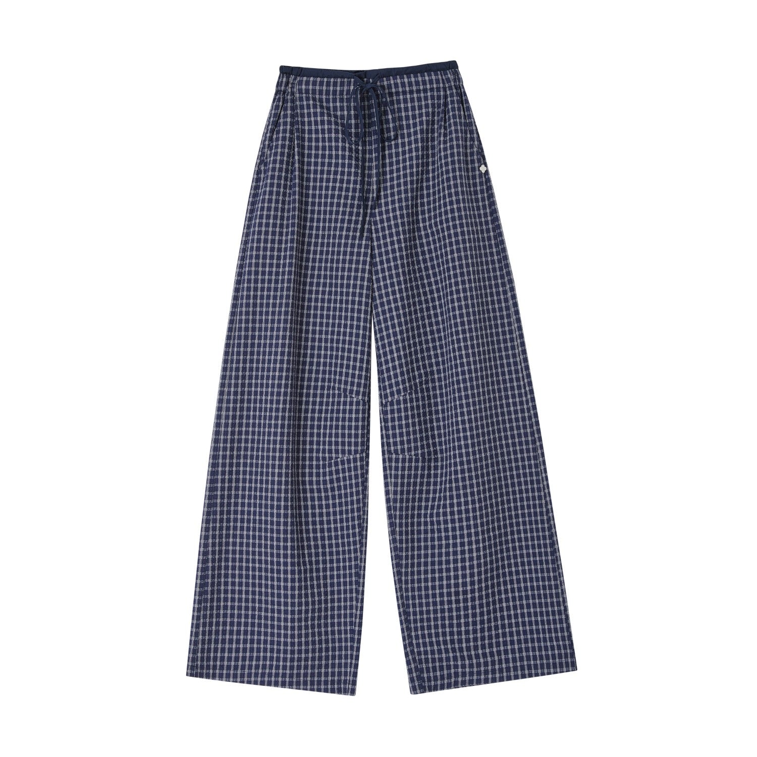 SOMESOWE S2508169 Plaid wide leg pants