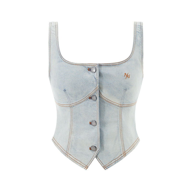 NAWS B020725 Ceramic denim vest
