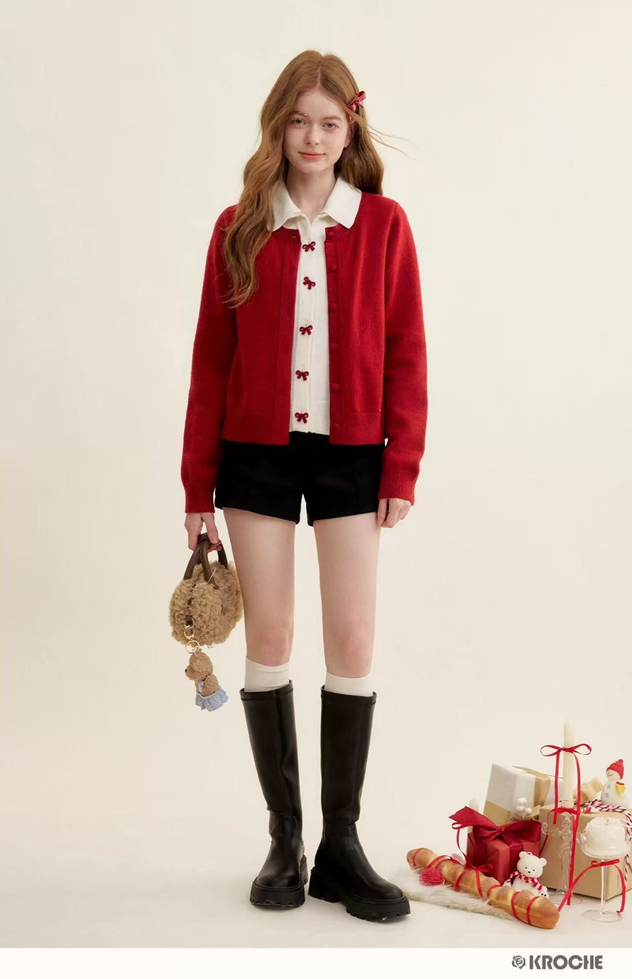 Kroche Wool blend knitted sweater