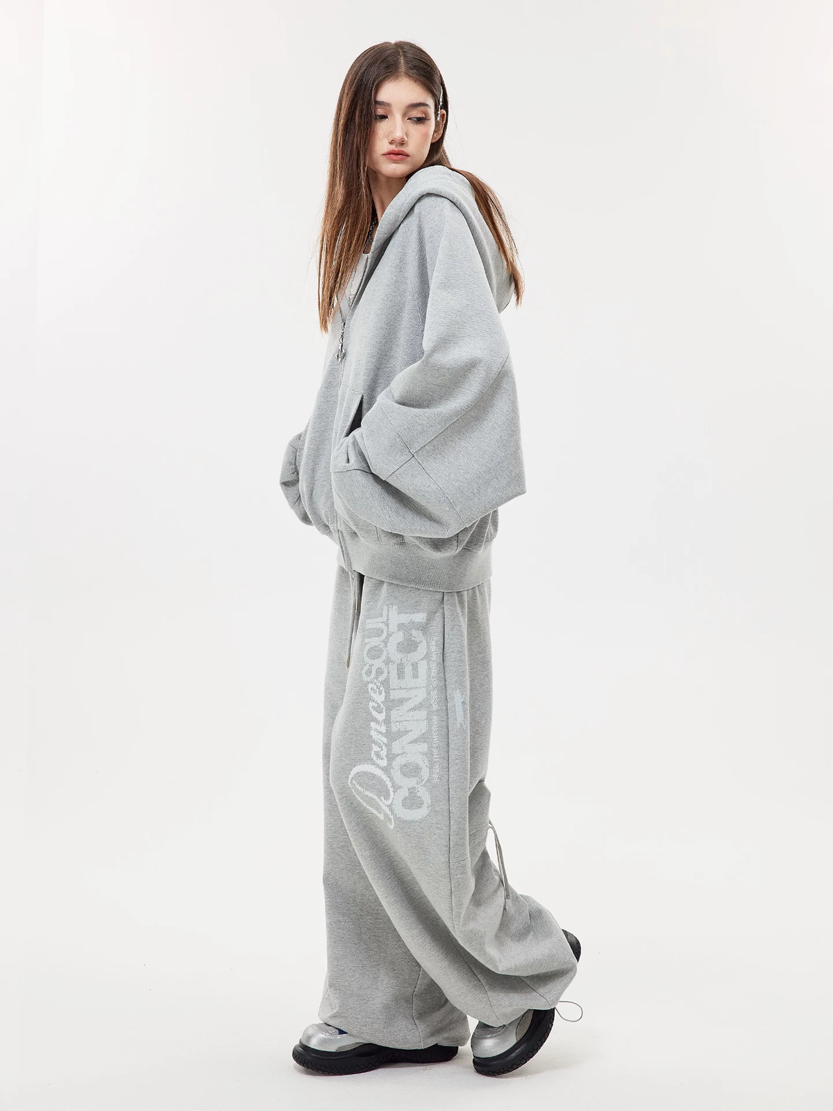 Nova Street Oversized Grey Curved Leg Set(SEPERATE)