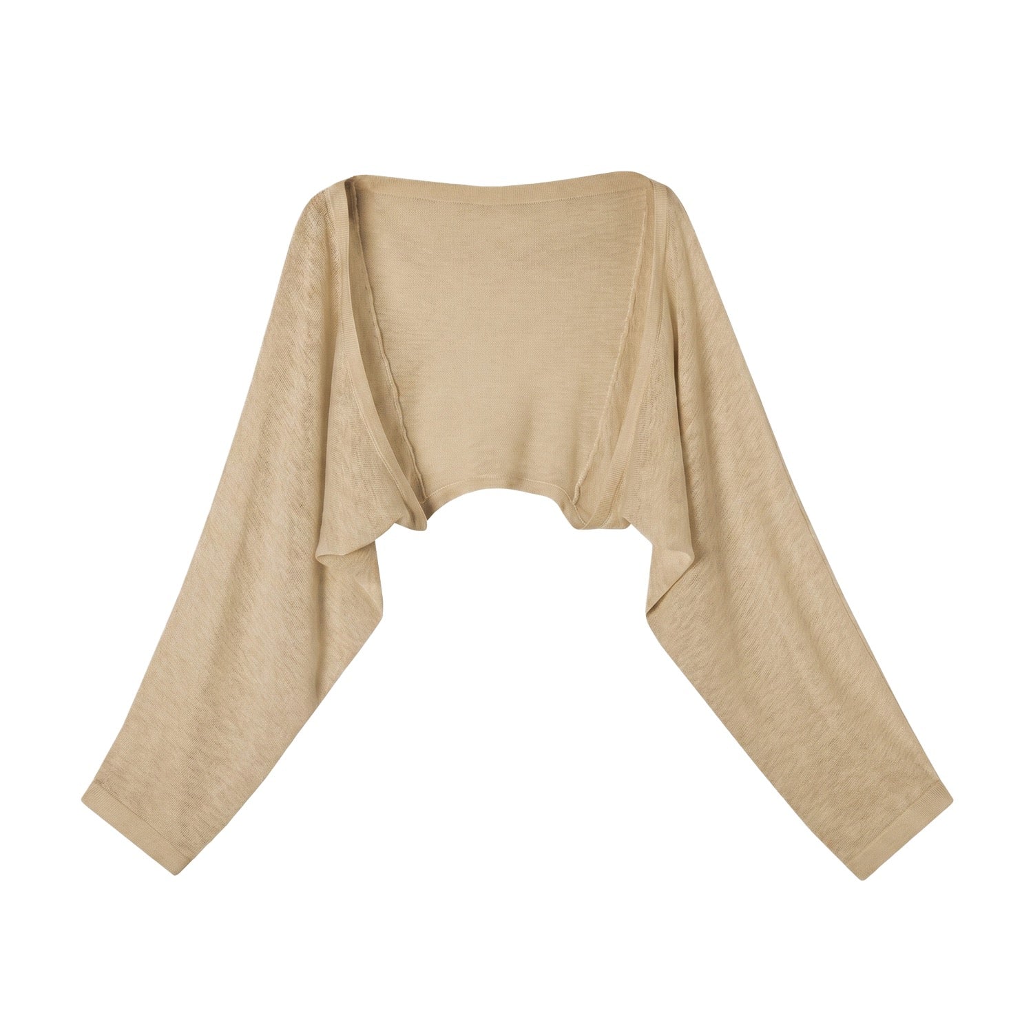 SOMESOWE S2609080 Batwing sleeve cooling sensation cardigan (khaki)