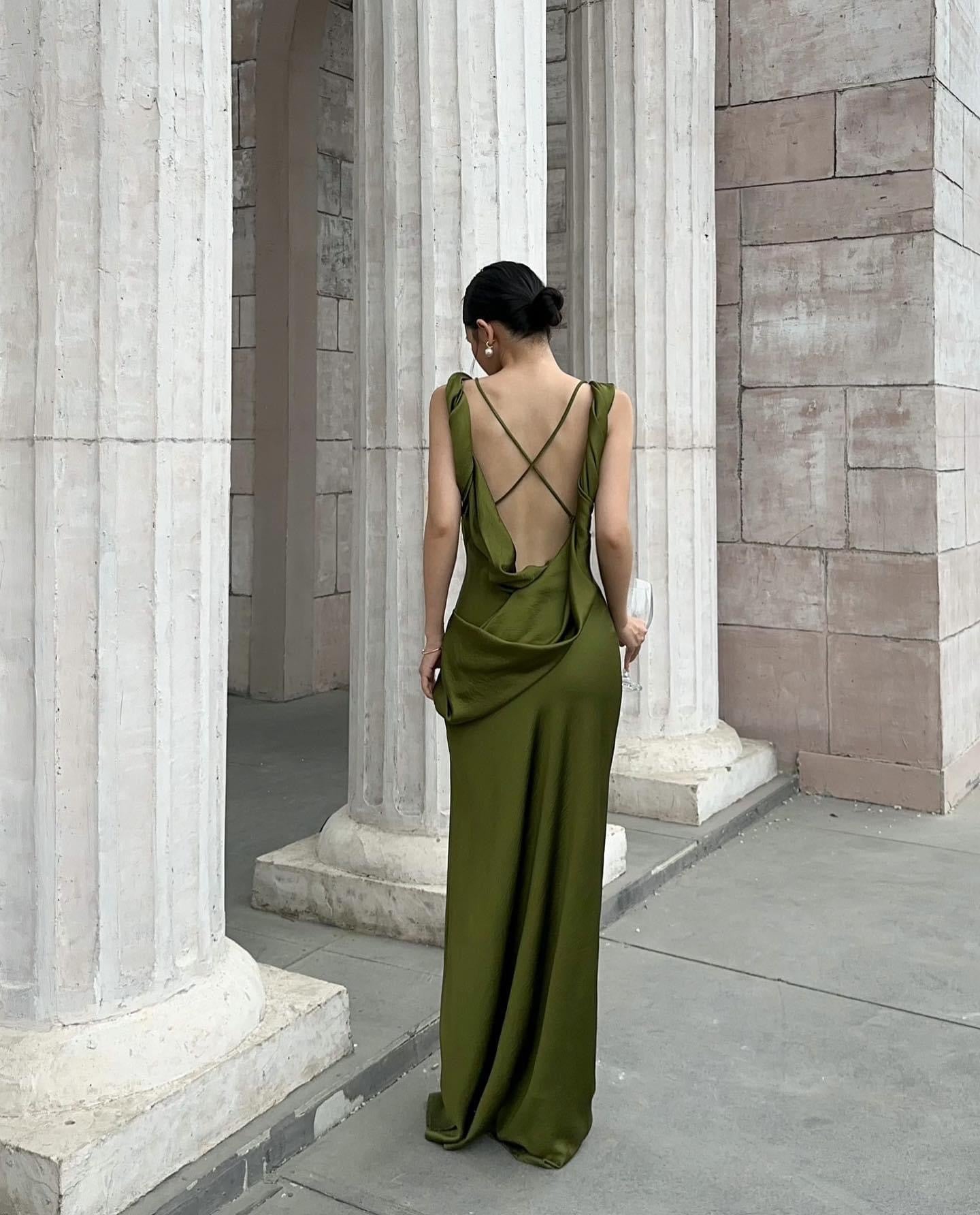 Kisserine "CAROLINE SILK DRESS"