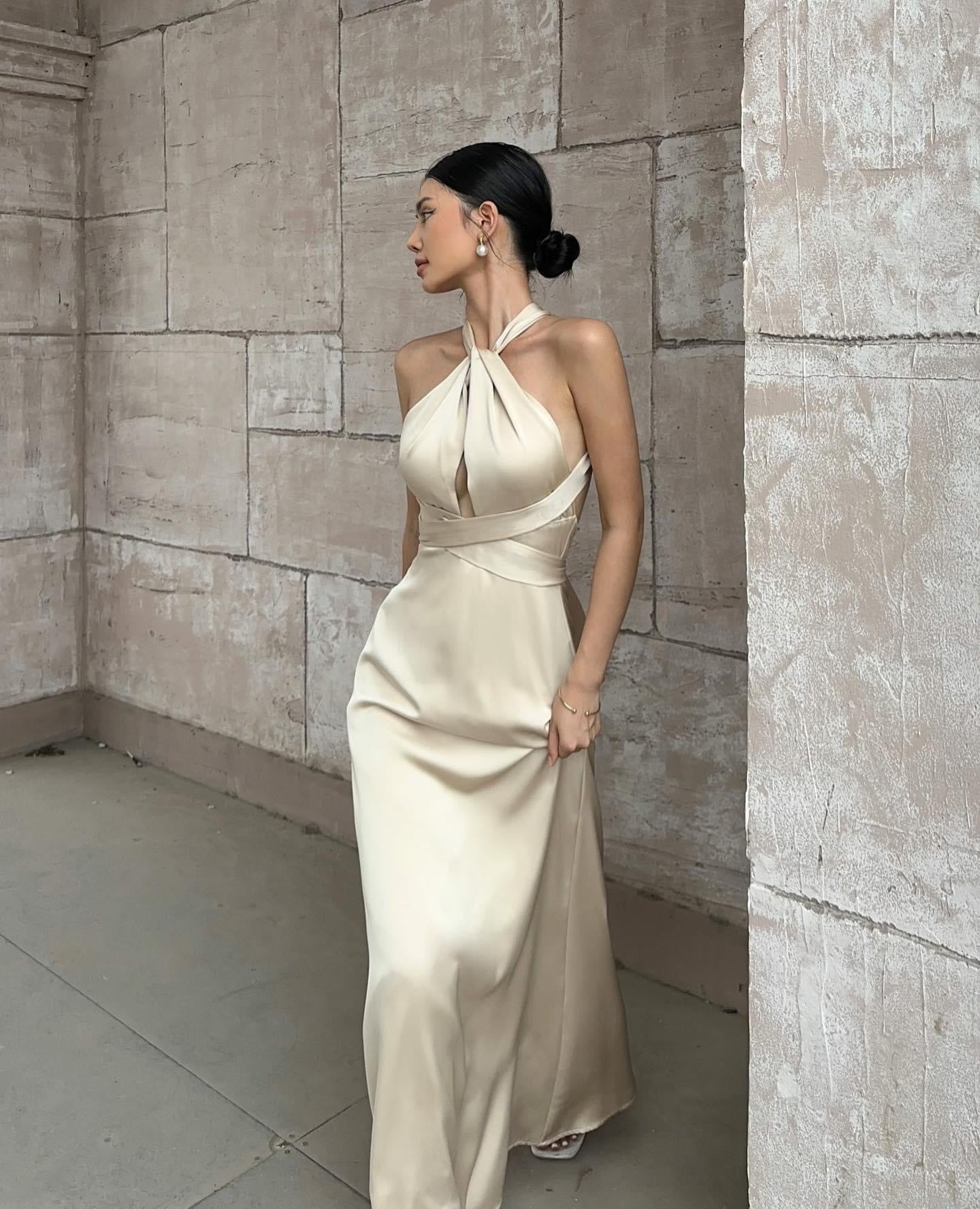 Kisserine "PHOEBE" Dress apricot