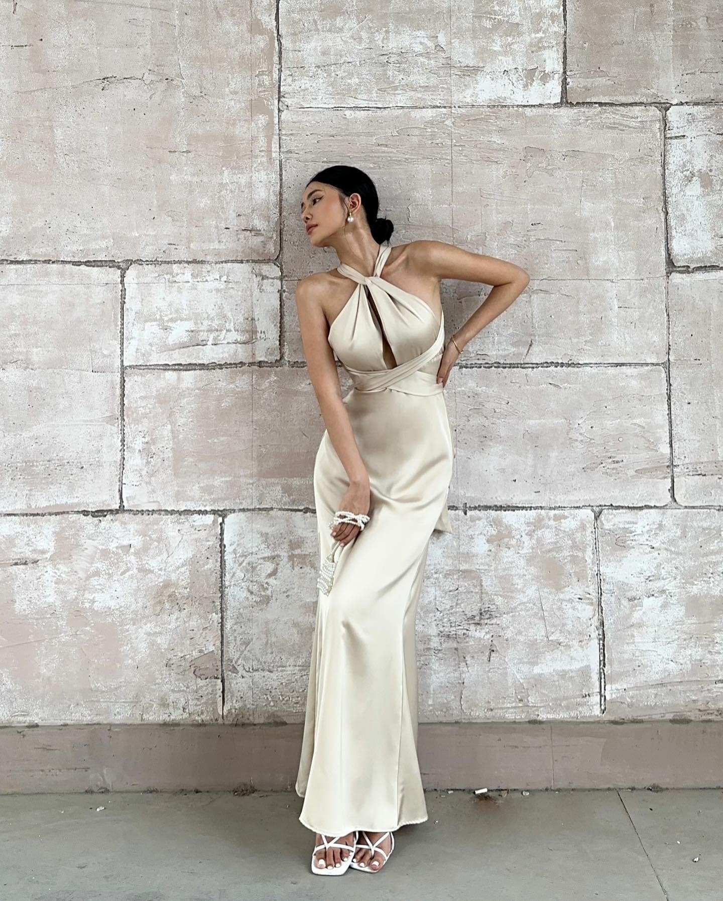 Kisserine "PHOEBE" Dress apricot