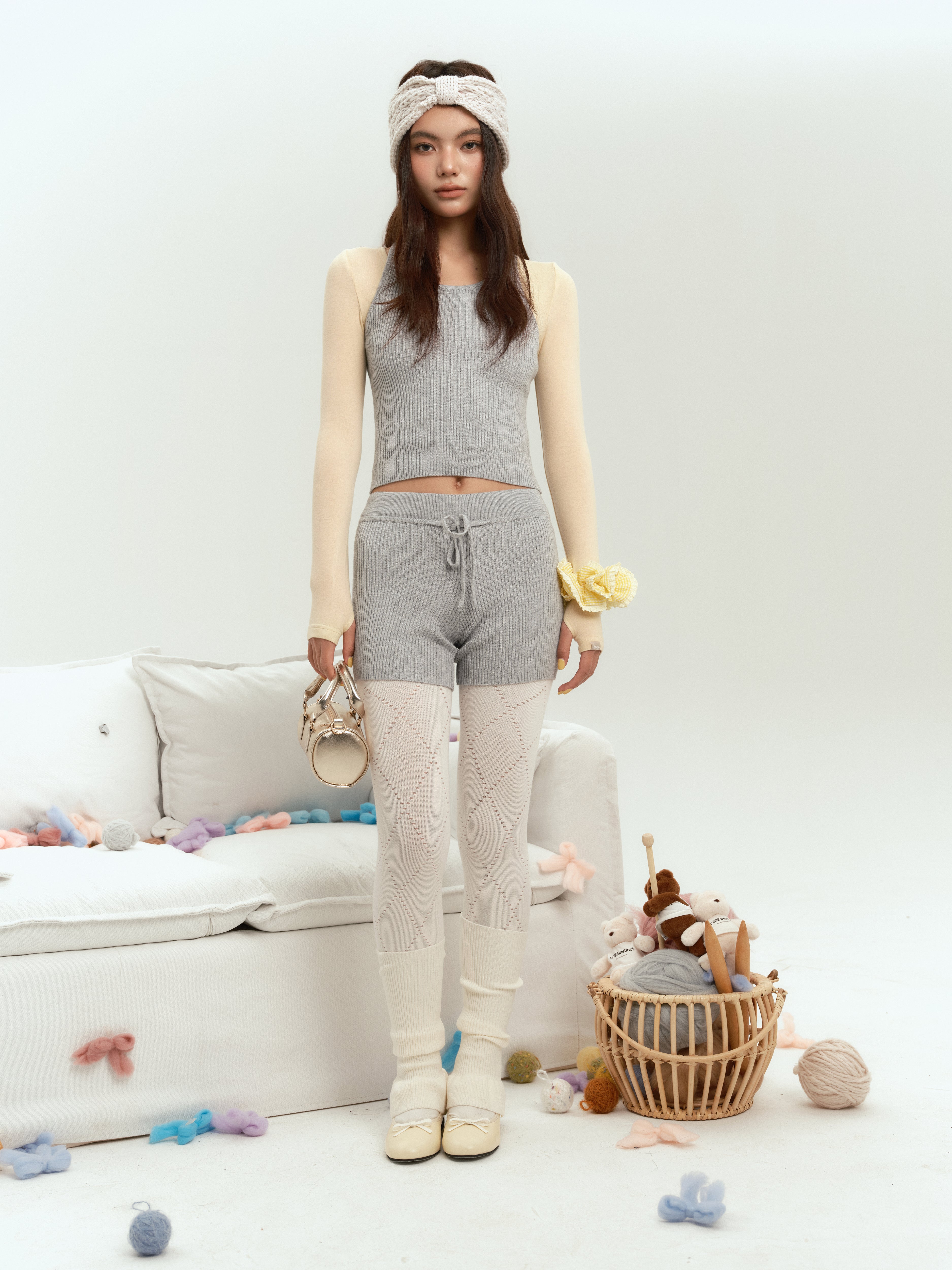 f1os Knitted Vest Set(3color)