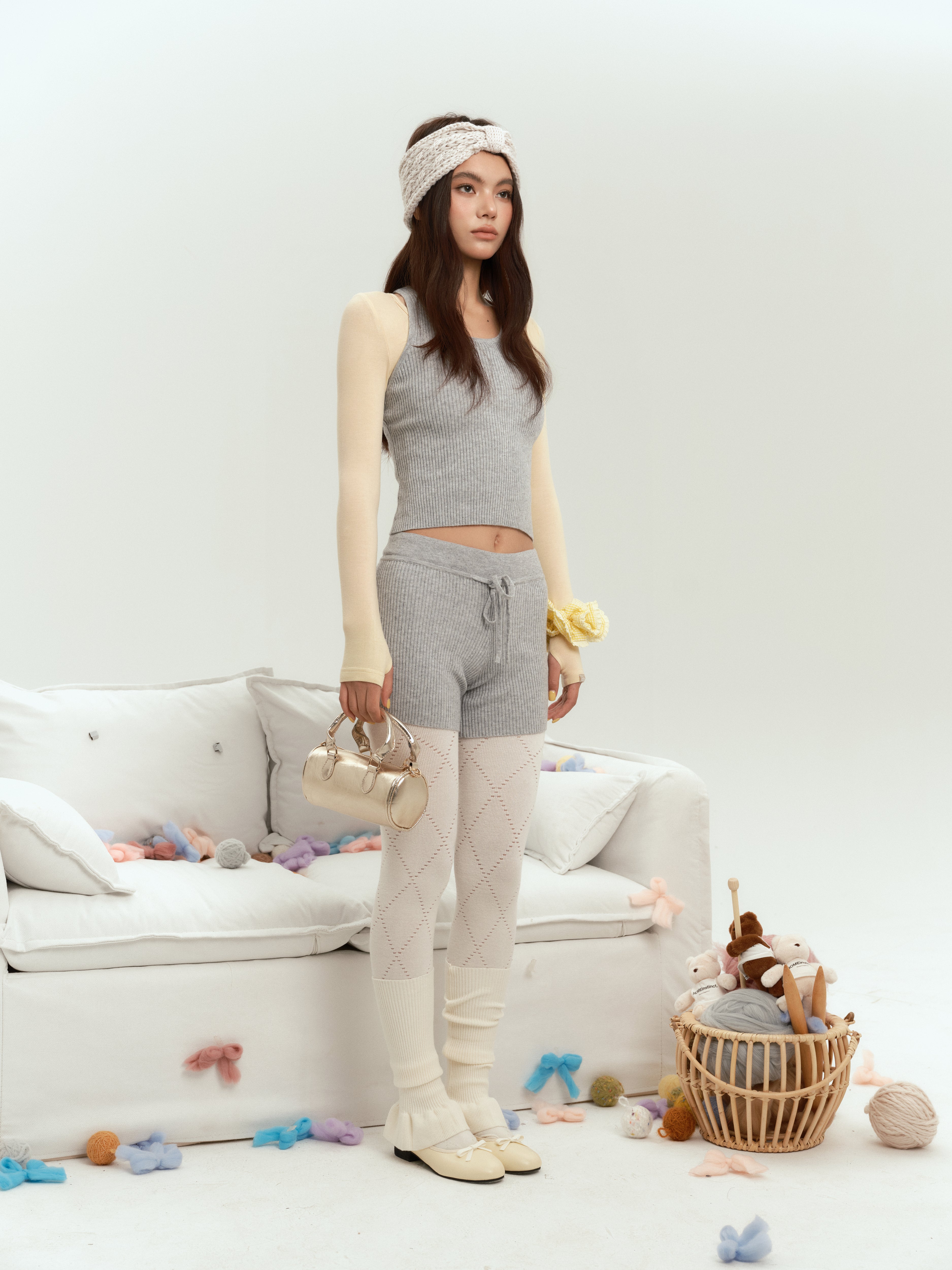 f1os Knitted Vest Set(3color)