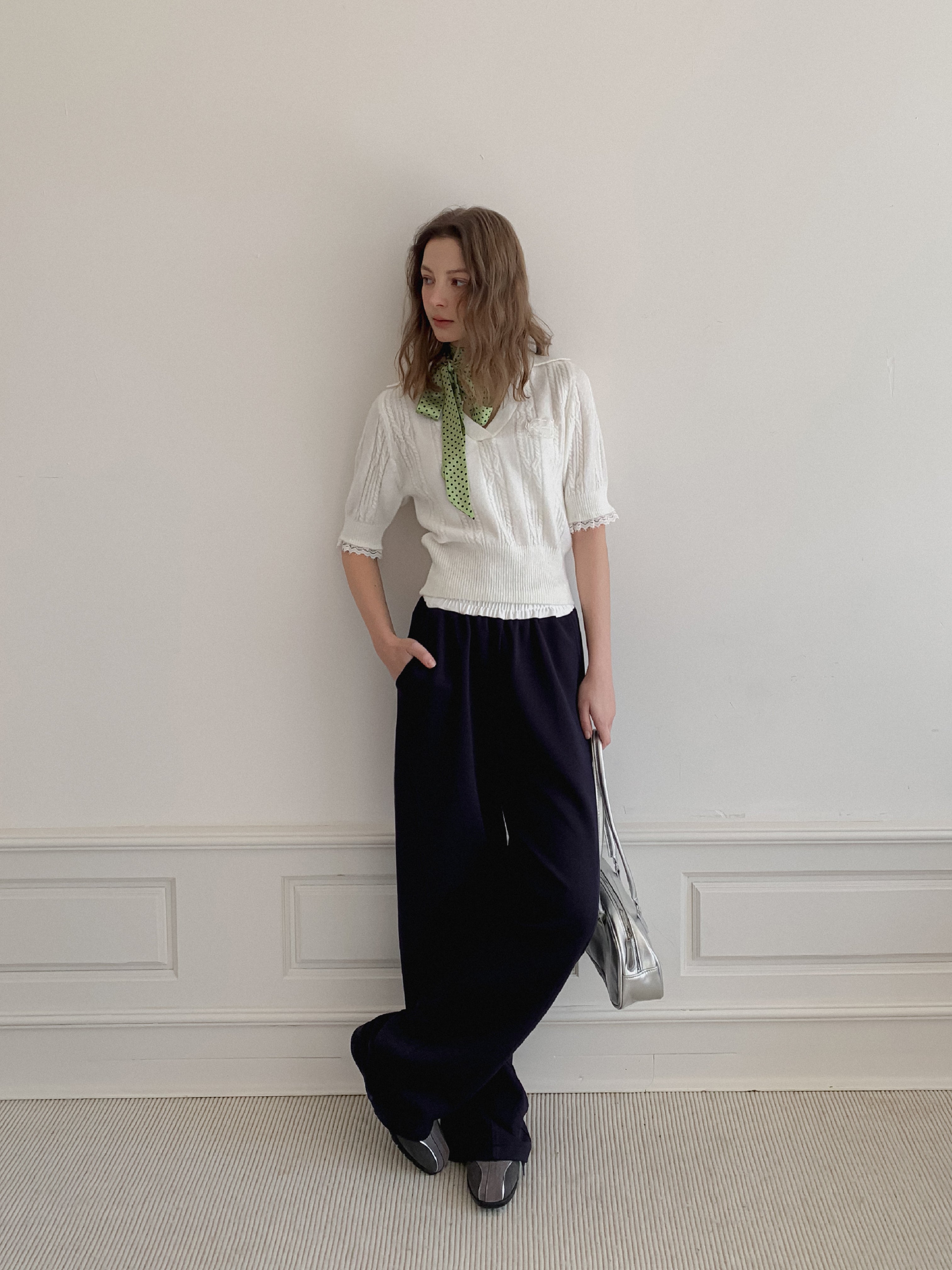 Lafreedom LAF350125 Loose navy blue sweatpants