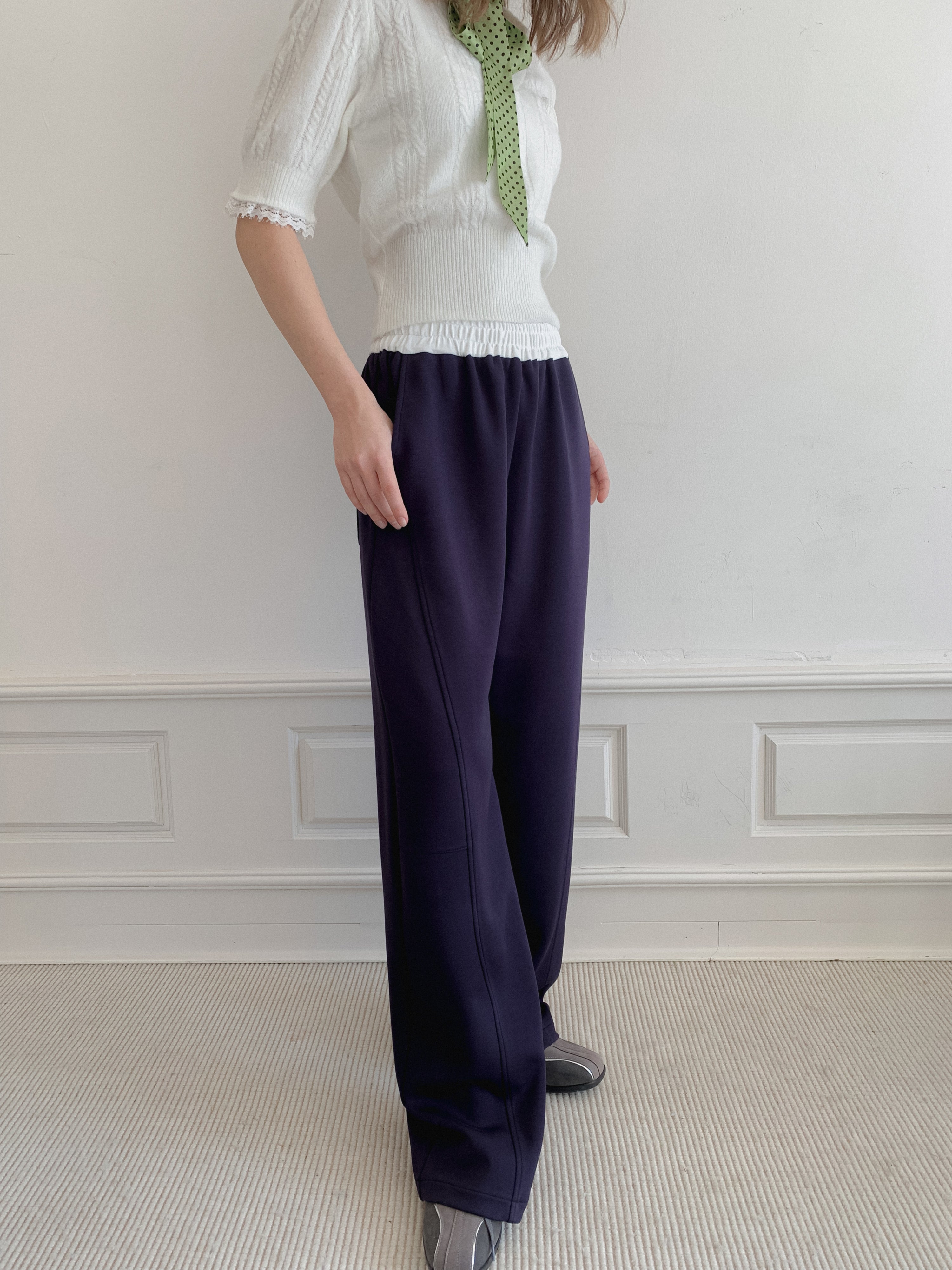 Lafreedom LAF350125 Loose navy blue sweatpants