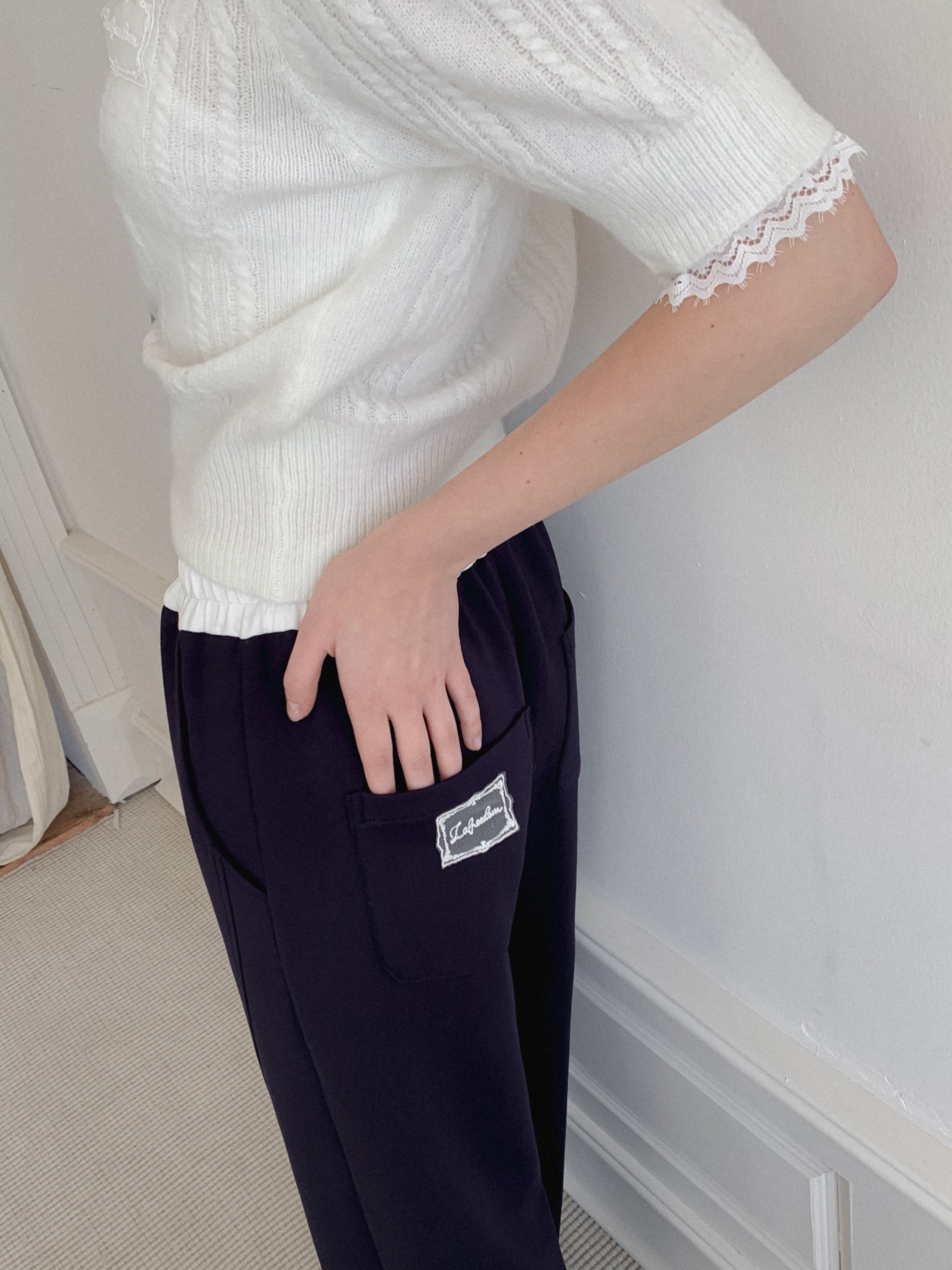 Lafreedom LAF350125 Loose navy blue sweatpants