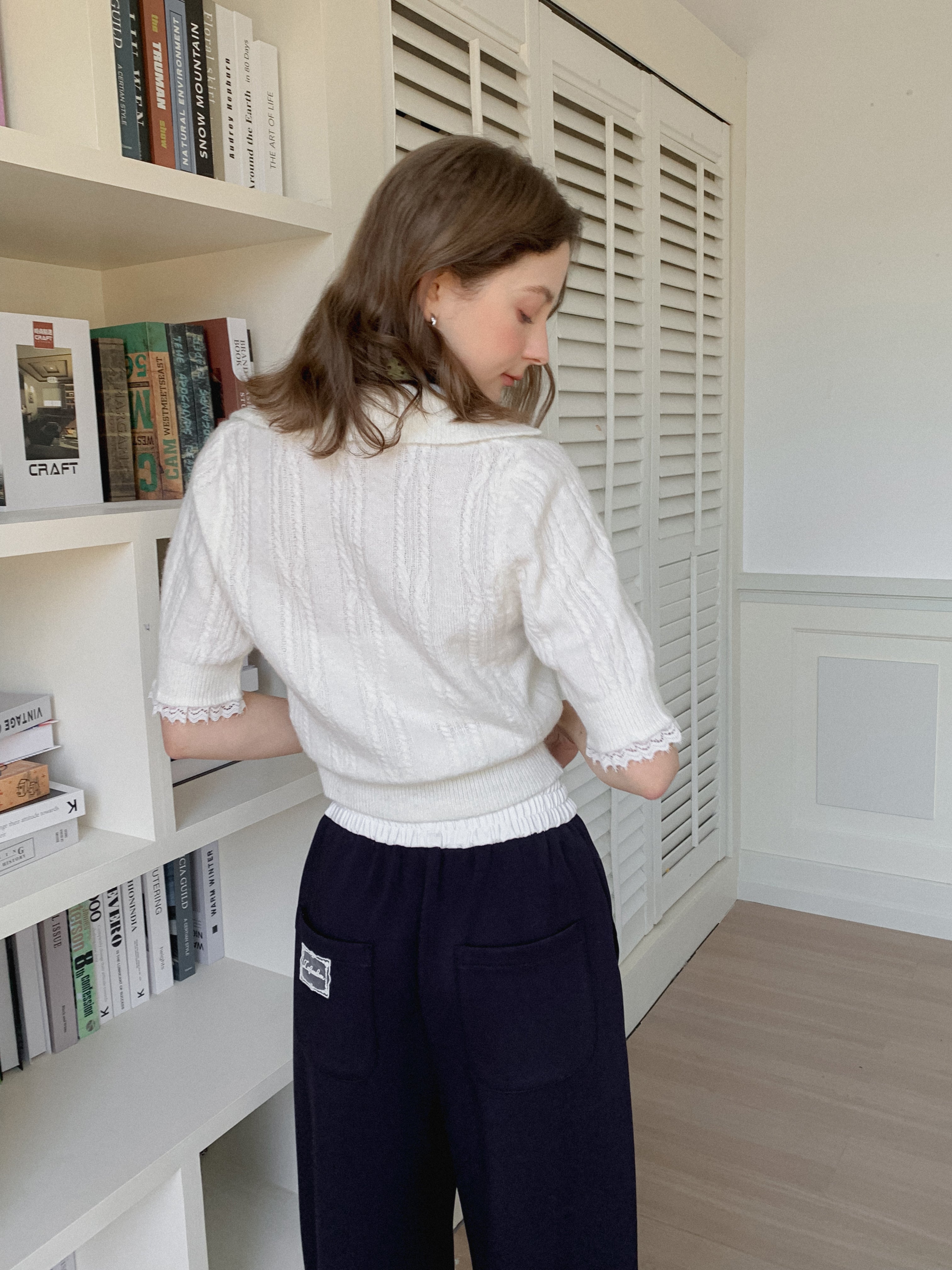 Lafreedom LAF350125 Loose navy blue sweatpants