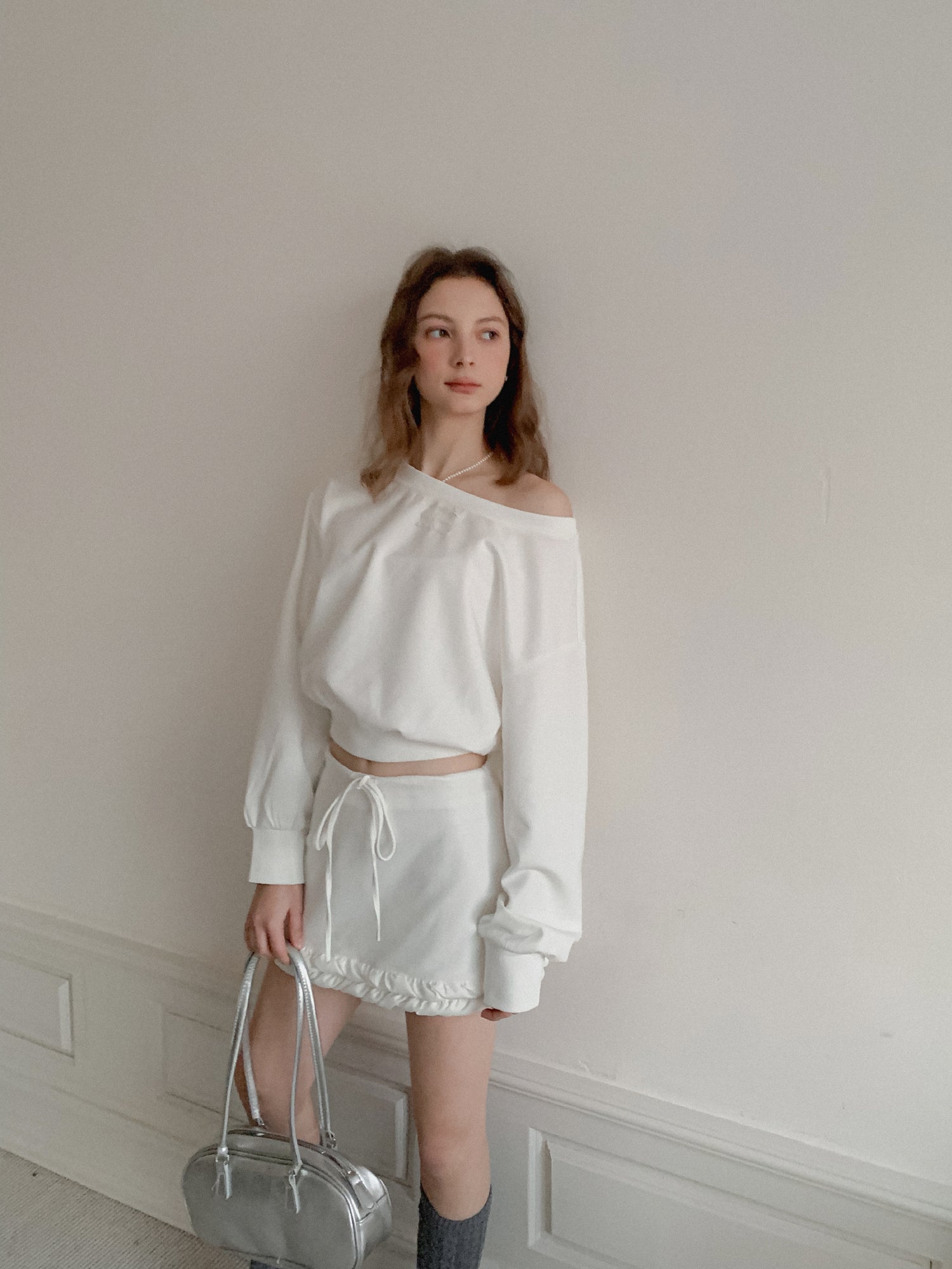 Lafreedom LAF350122 Casual hoodie + skirt set (2color)