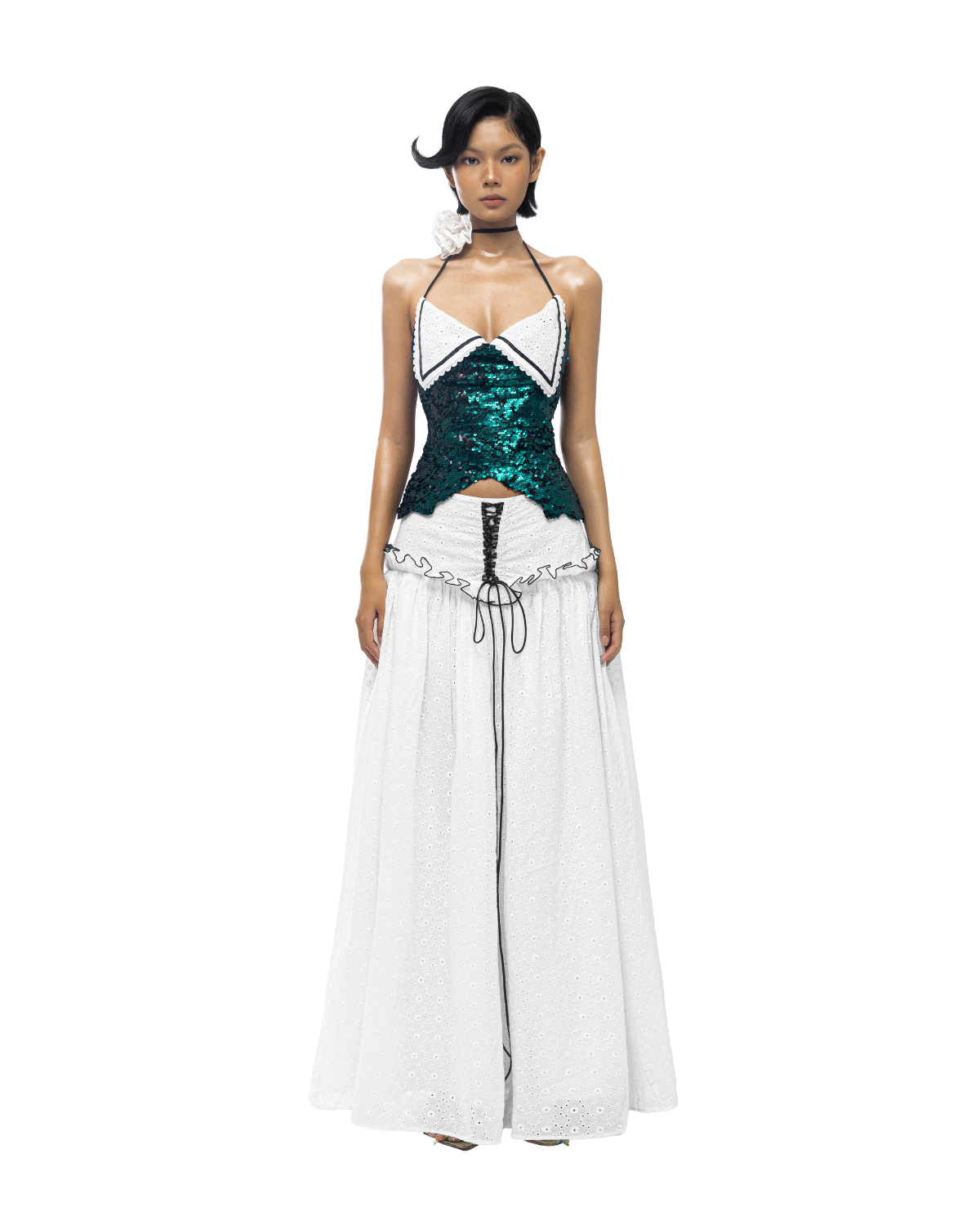 Huelleyrose NIXIE TOP OR YARA SKIRT Set