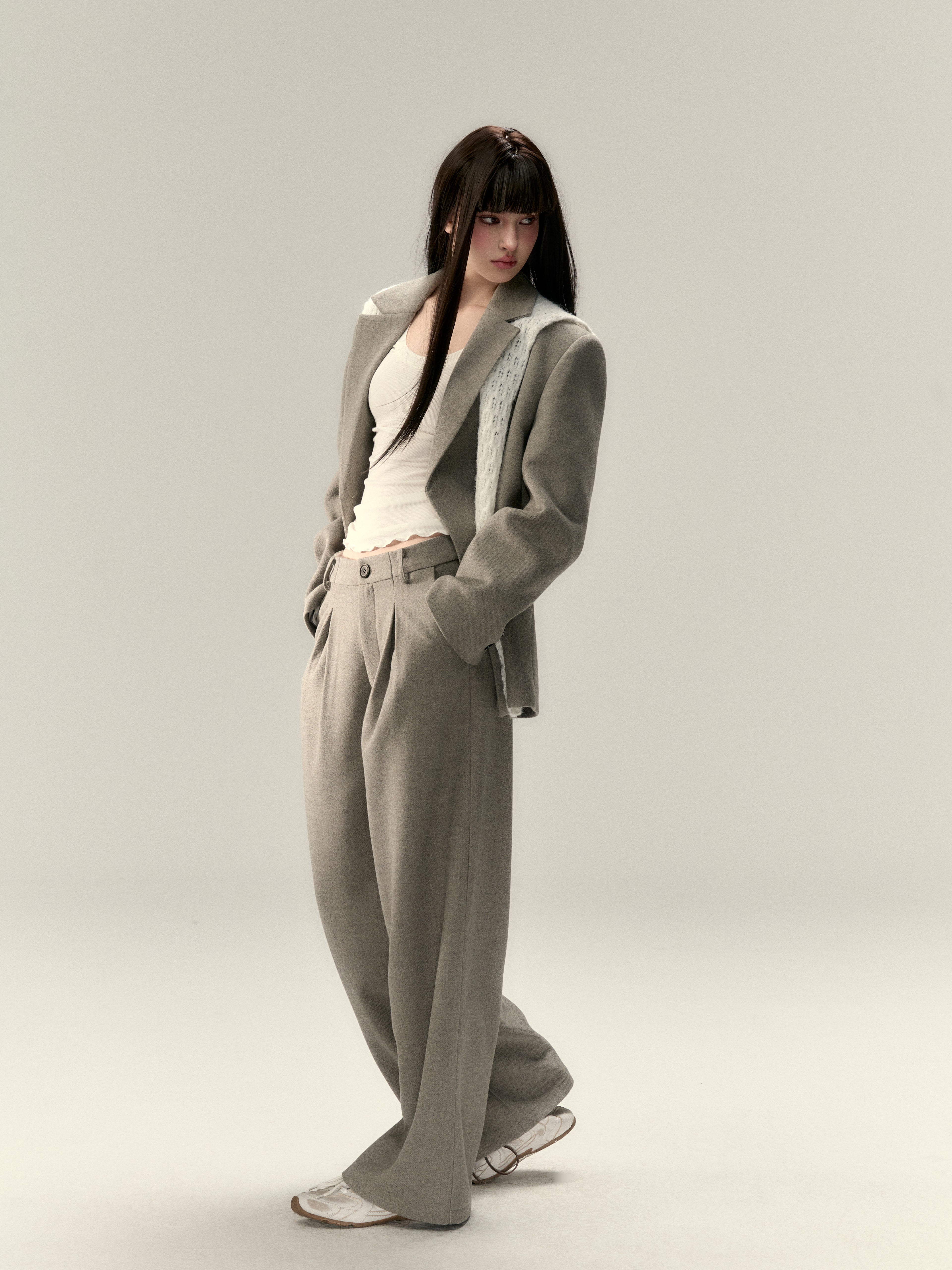 VIA PITTI V25AP017 Thick woolen trousers