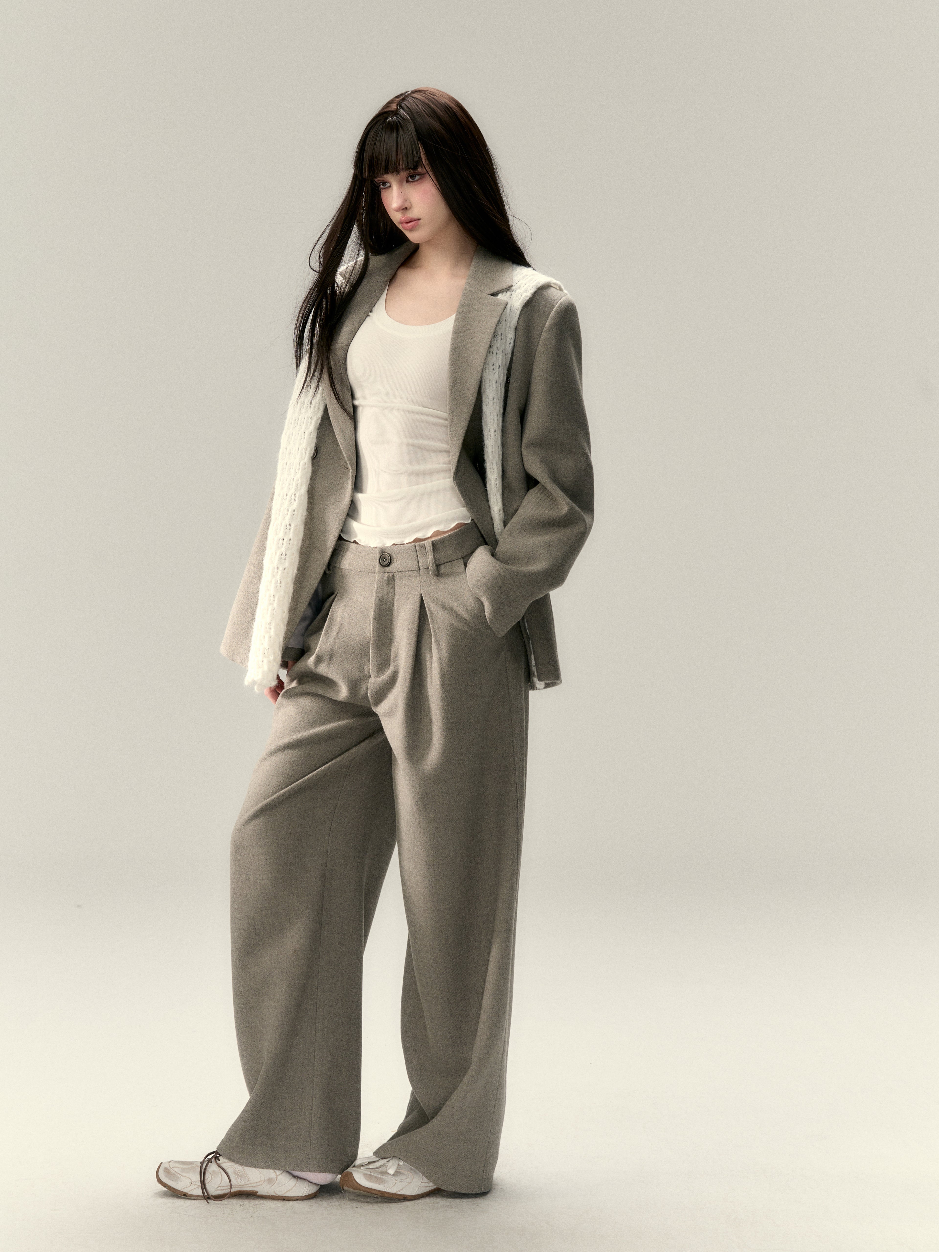 VIA PITTI V25AP017 Thick woolen trousers