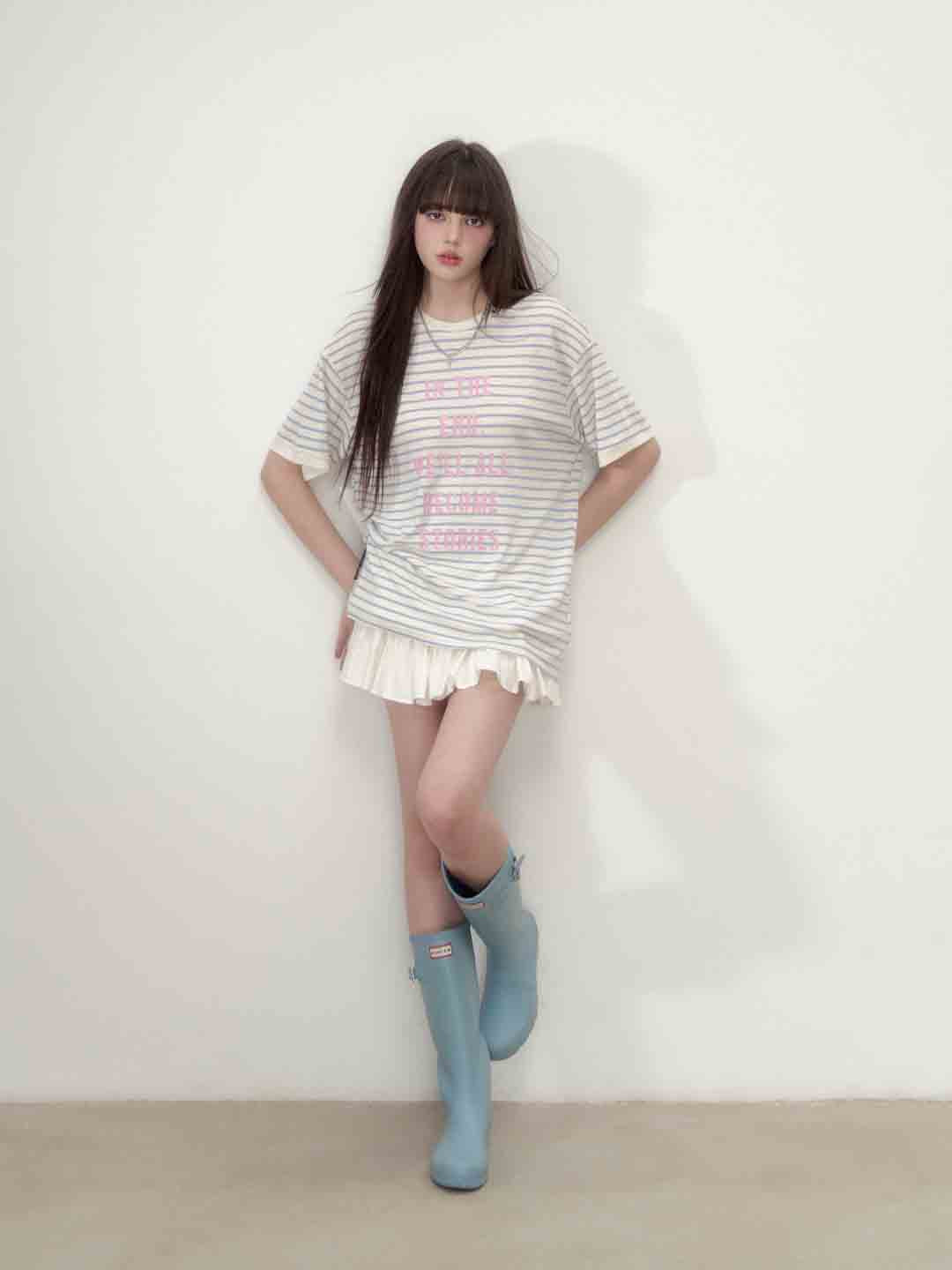 VIA PITTI VIAAS114 Two ways to wear tiered skirt&tube top