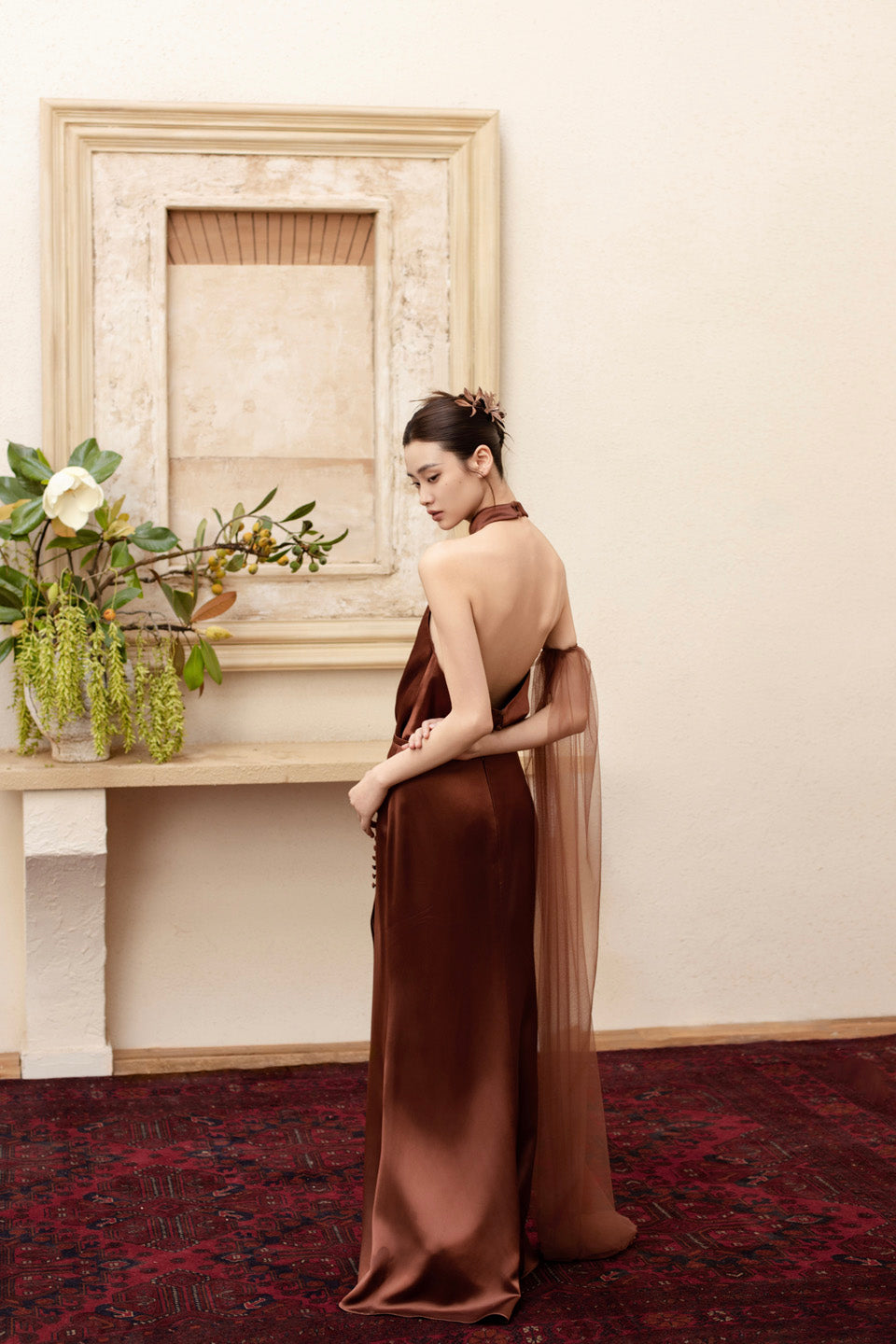 GORGEOUS Halter neck backless maxi dress