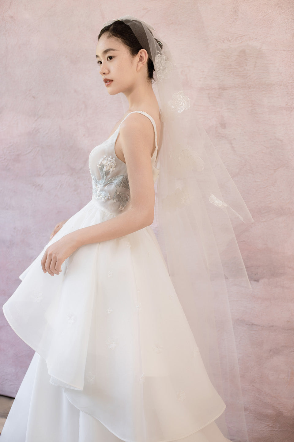 GORGEOUS Sea flowers embroidery dress