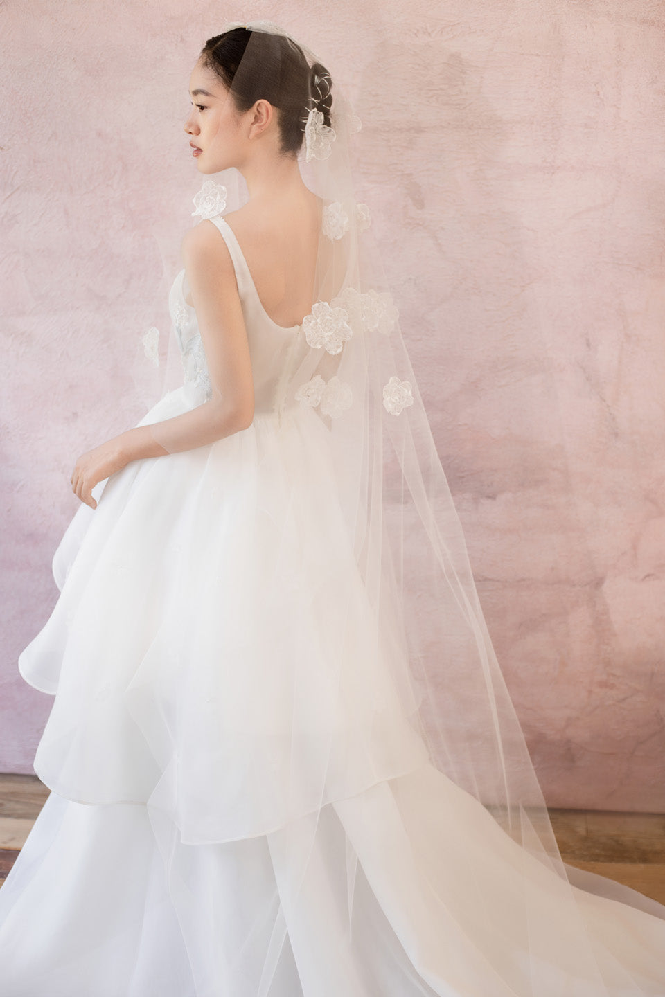 GORGEOUS Sea flowers embroidery dress