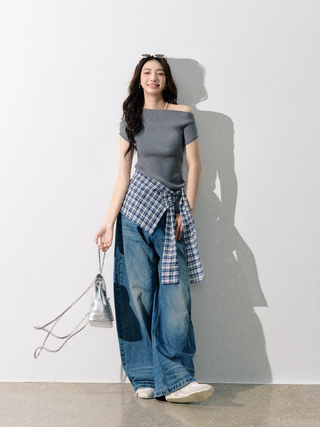 Lafreedom LAF350816 Vintage checkered knot hip cover