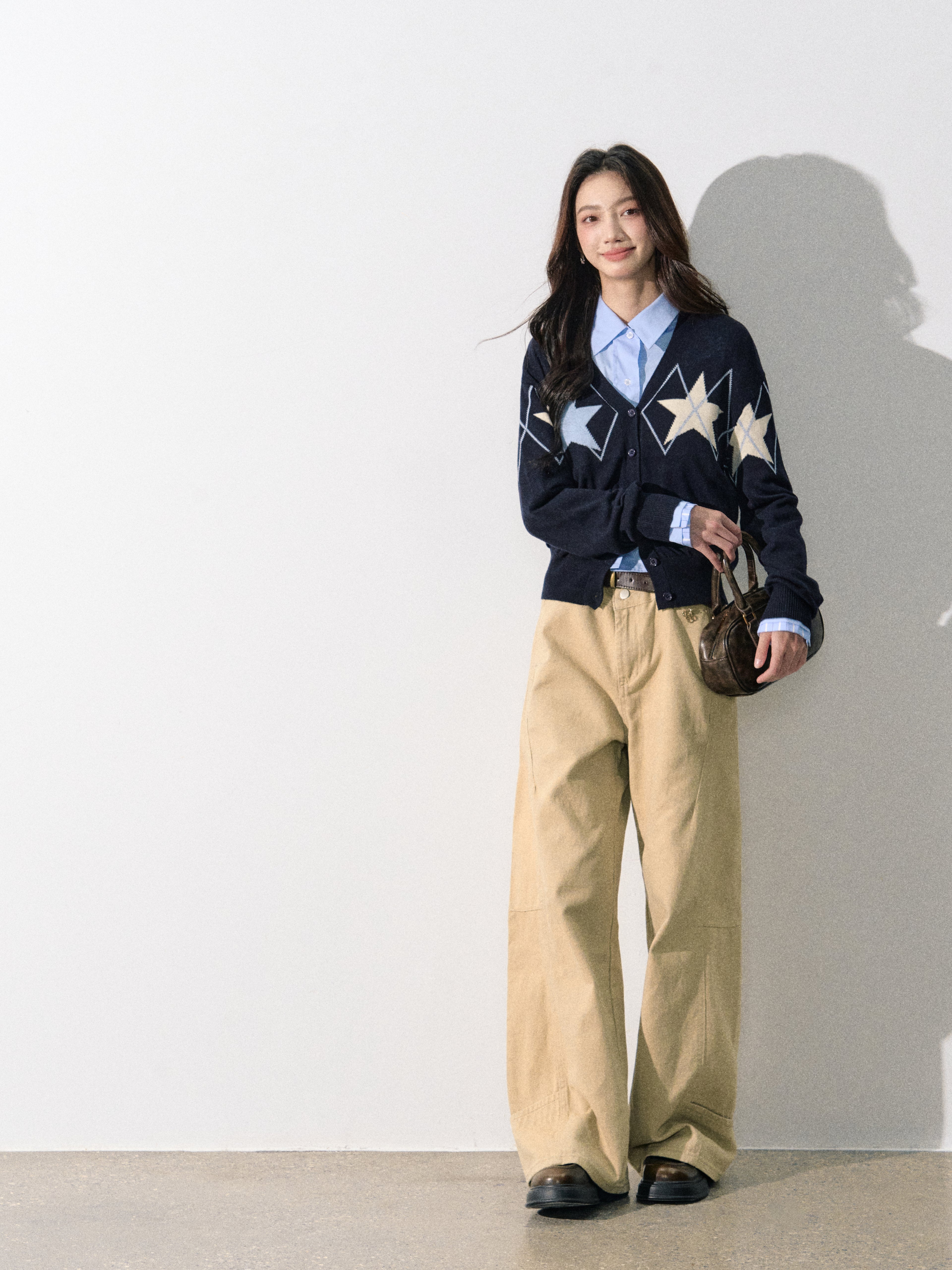 Lafreedom LAF350804 Vintage knitted cardigan