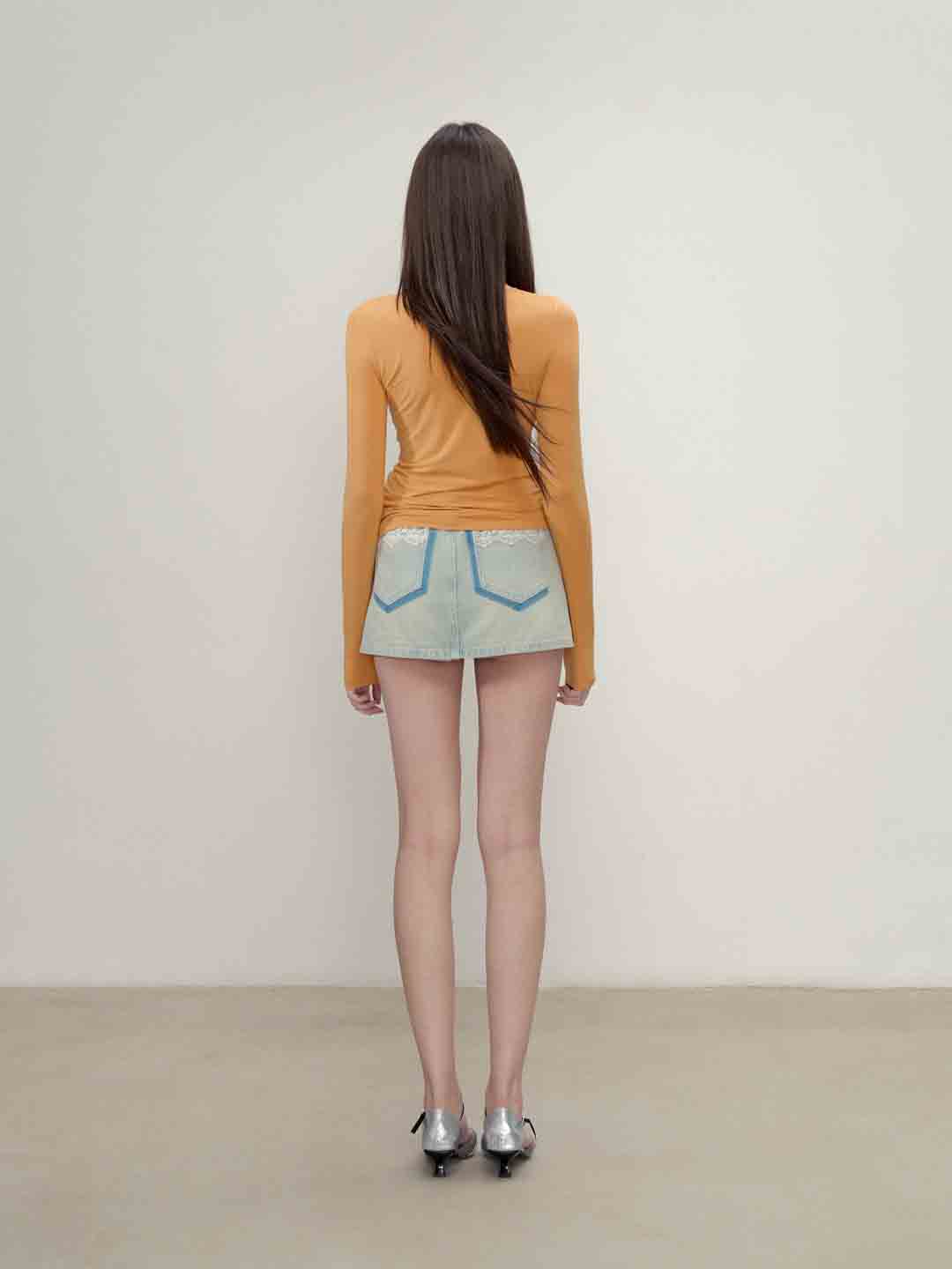 VIA PITTI VIABTP149 Button light and thin sunscreen top (2color)