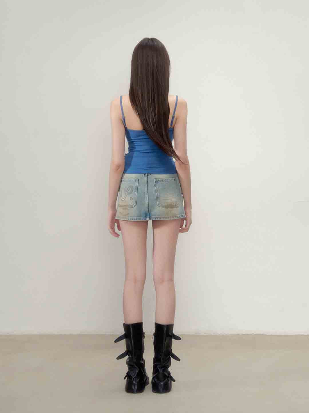 VIA PITTI VIABTP121 Fun printed vest straps (2color)