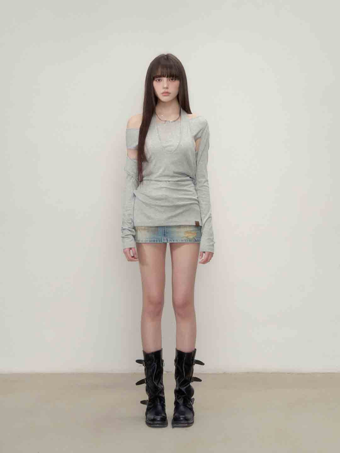 VIA PITTI VIABTP170 Multi layer design top (2color)