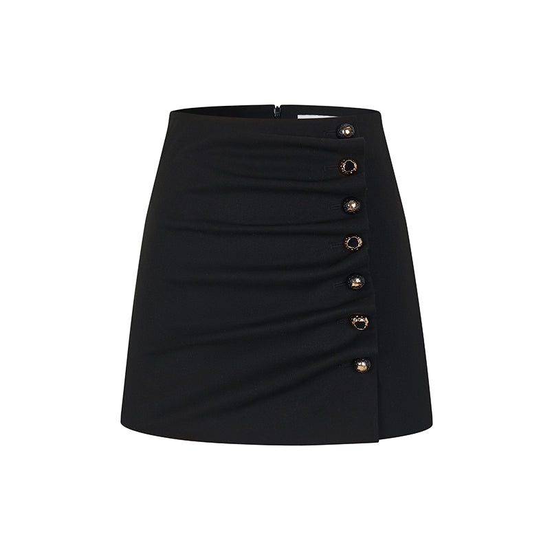 OShea Bubble sleeve textured shirt + skirt set (seperate)