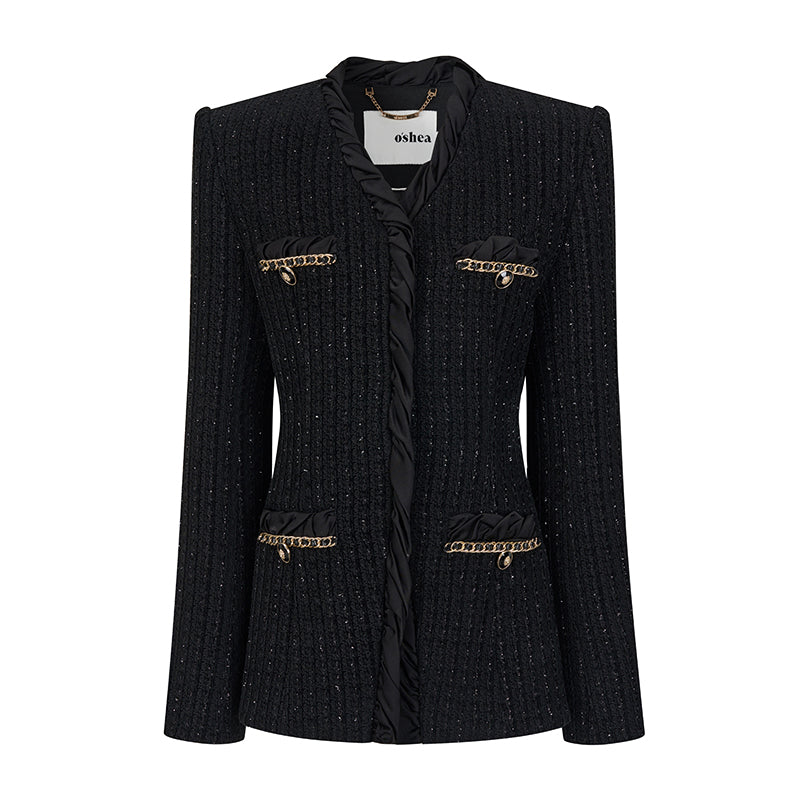 OShea Starry sky black short coat