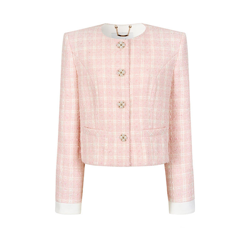 OShea Pink pearl jacket + skirt set (seperate)