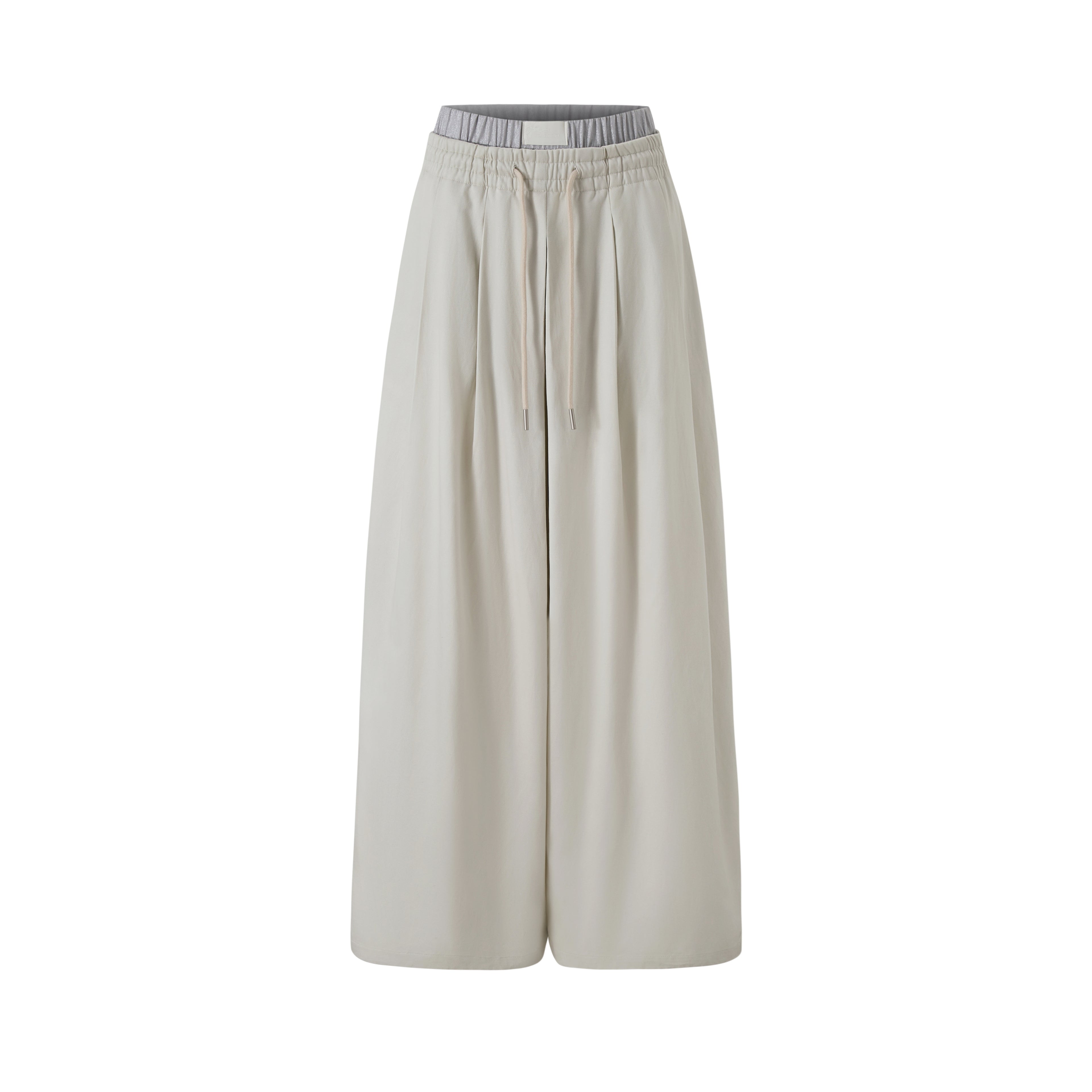 NOMEANSNO N148 Pleated loose pants (2color)