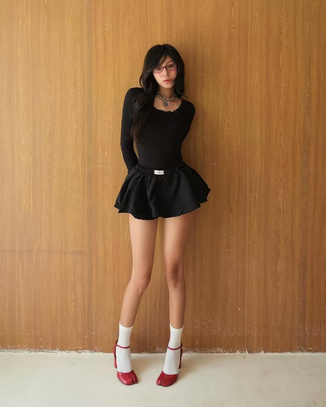 TinyMood BEAR TOP & BLOMY SKIRT