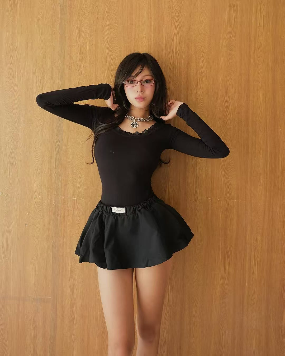 TinyMood BEAR TOP & BLOMY SKIRT