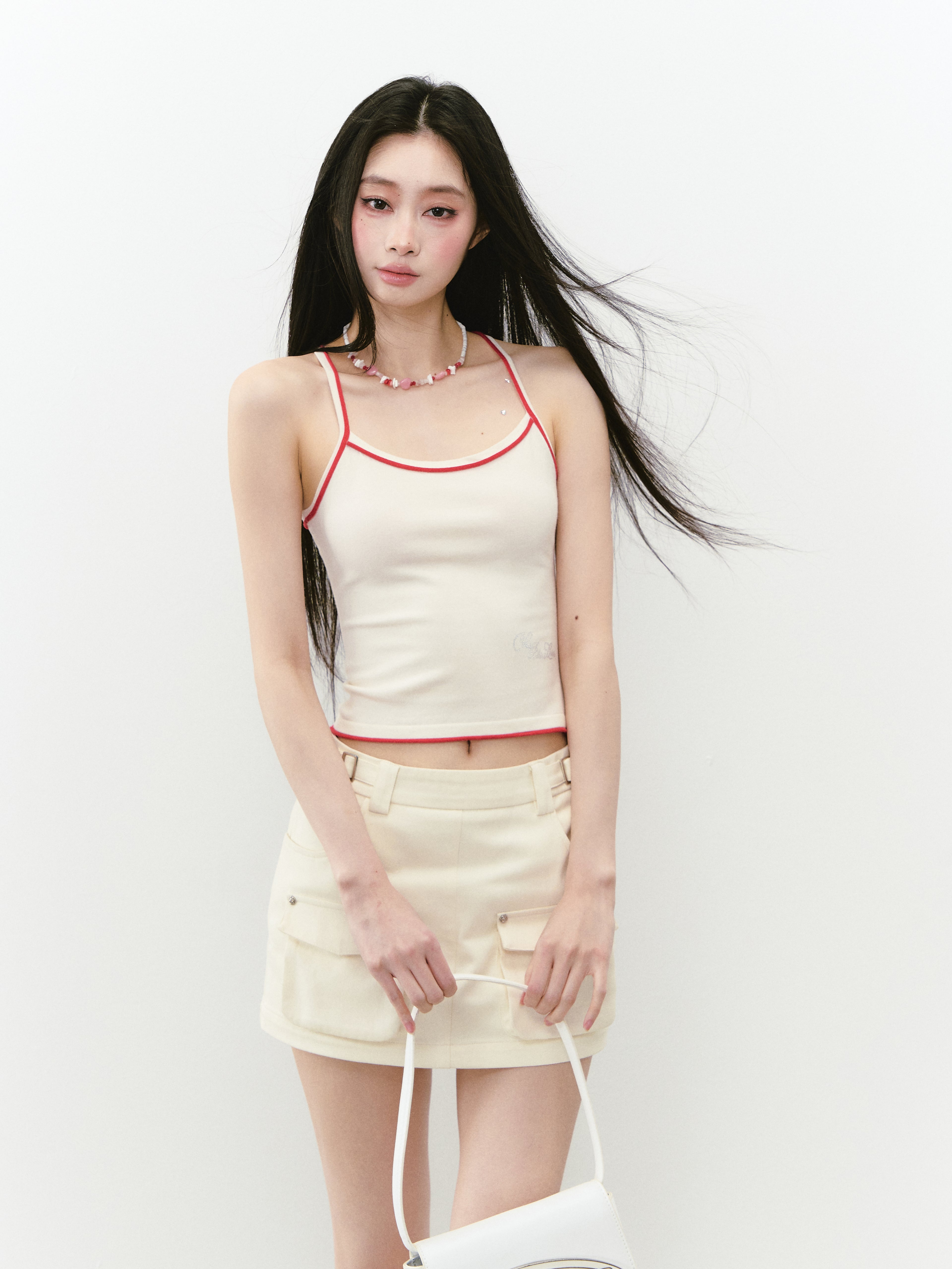 VIA PITTI VIABS245 Casual pocket skirt