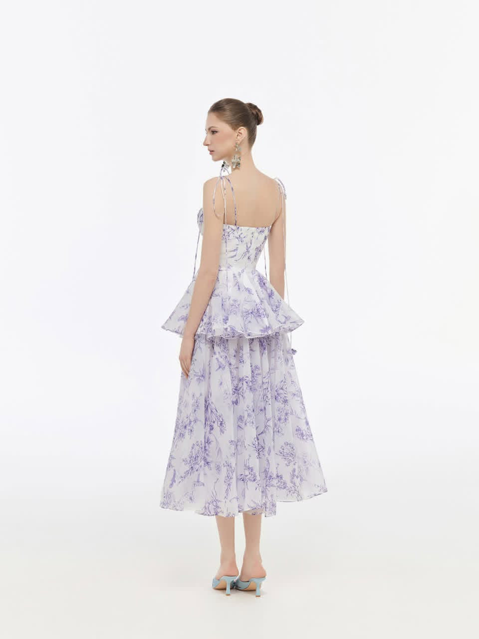 Josephine Floral two-layer dress