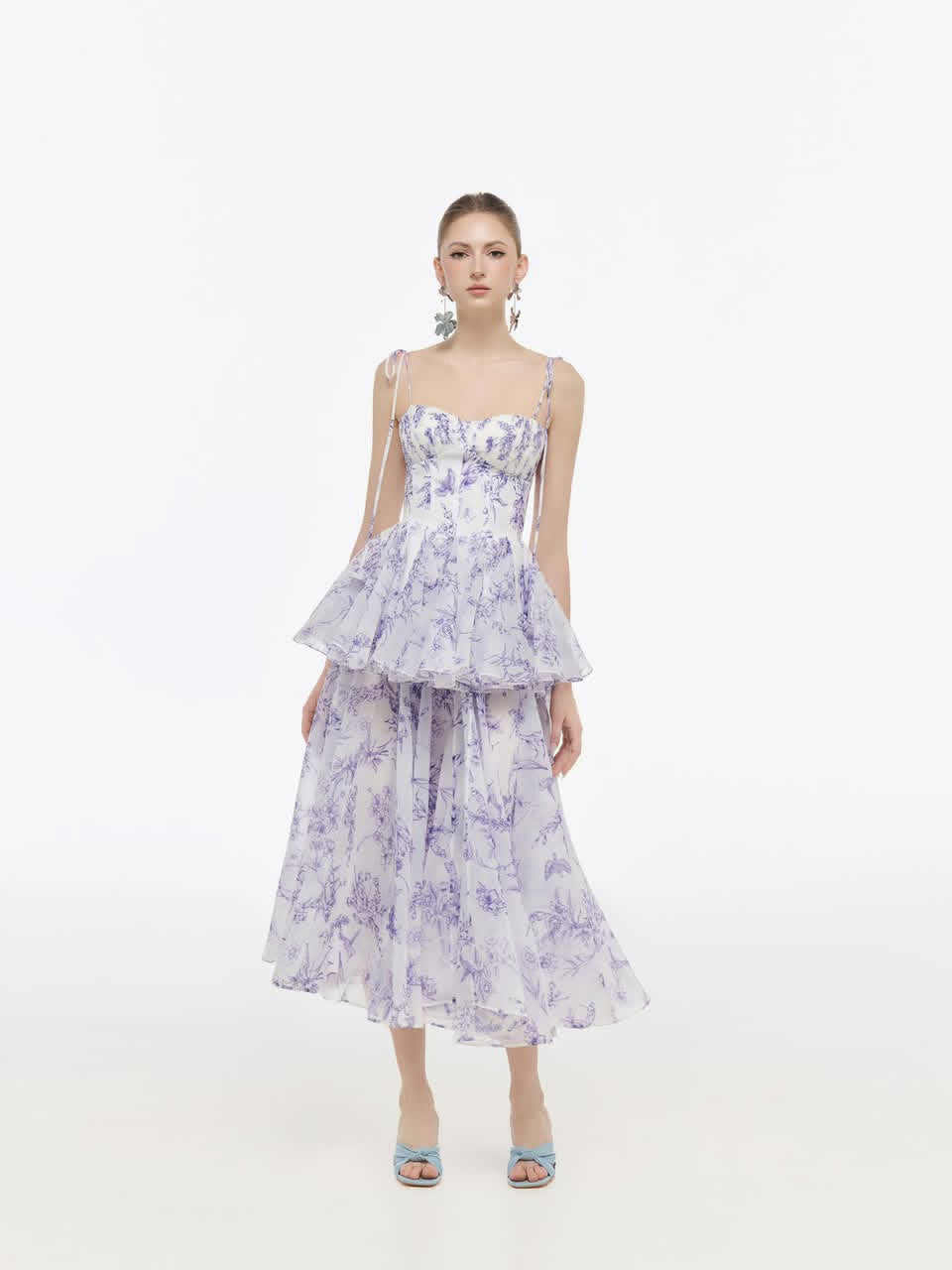 Josephine Floral two-layer dress