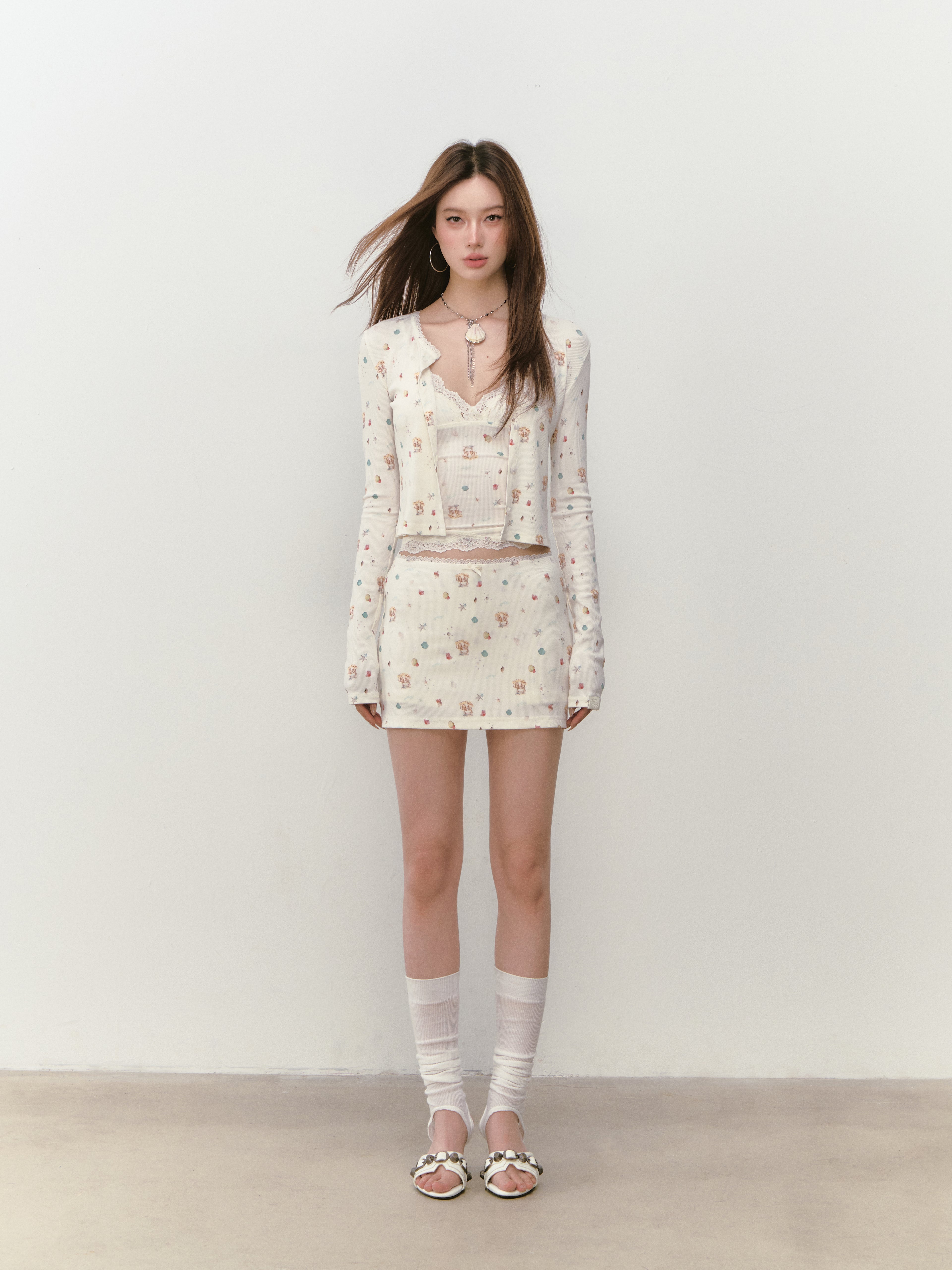 VIA PITTI VIABTP339&VIABP341&VIABTP340 Printed three piece set (3color)