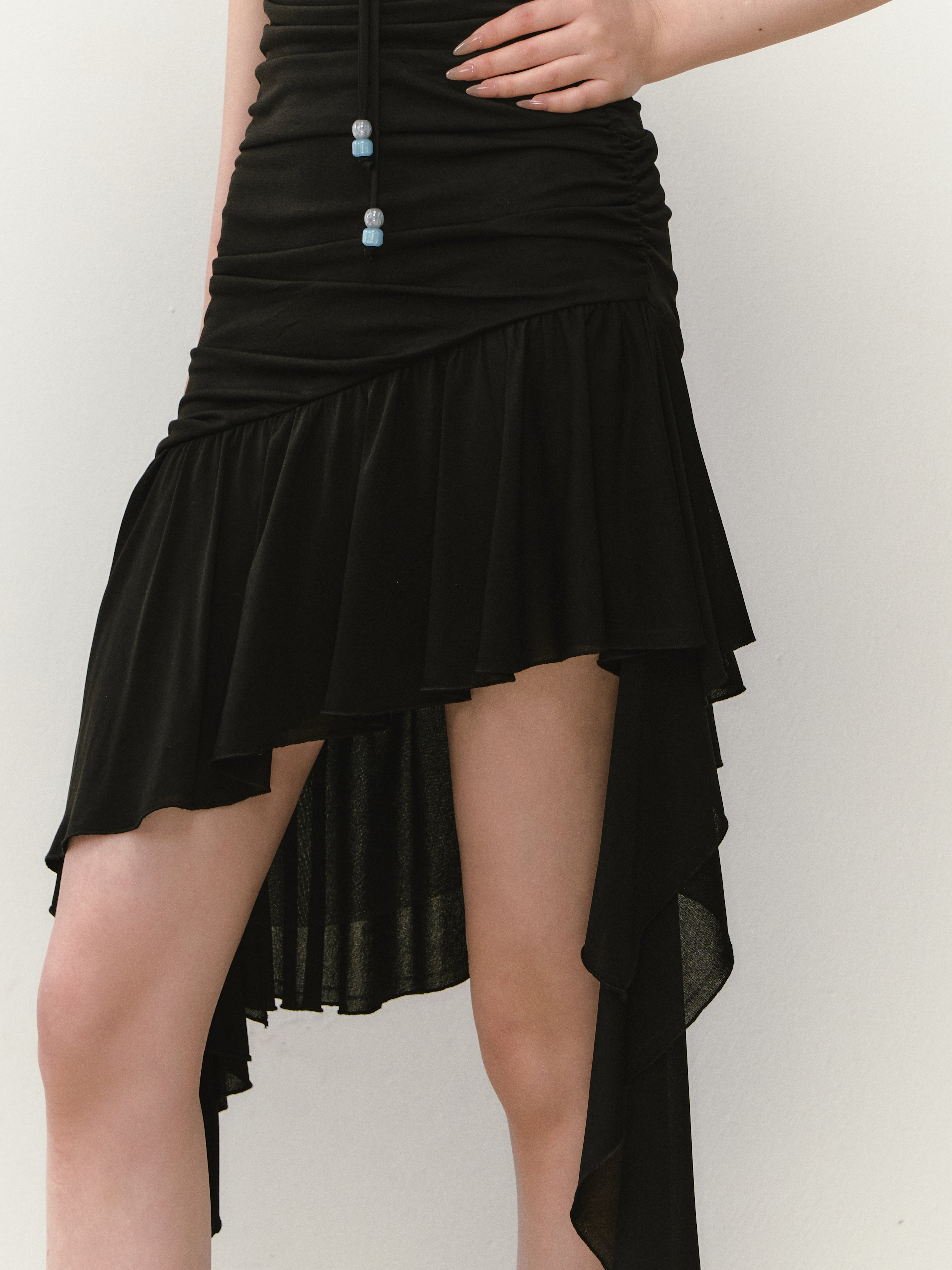 VIA PITTI VIABD336 Beaded mesh dress (2color)